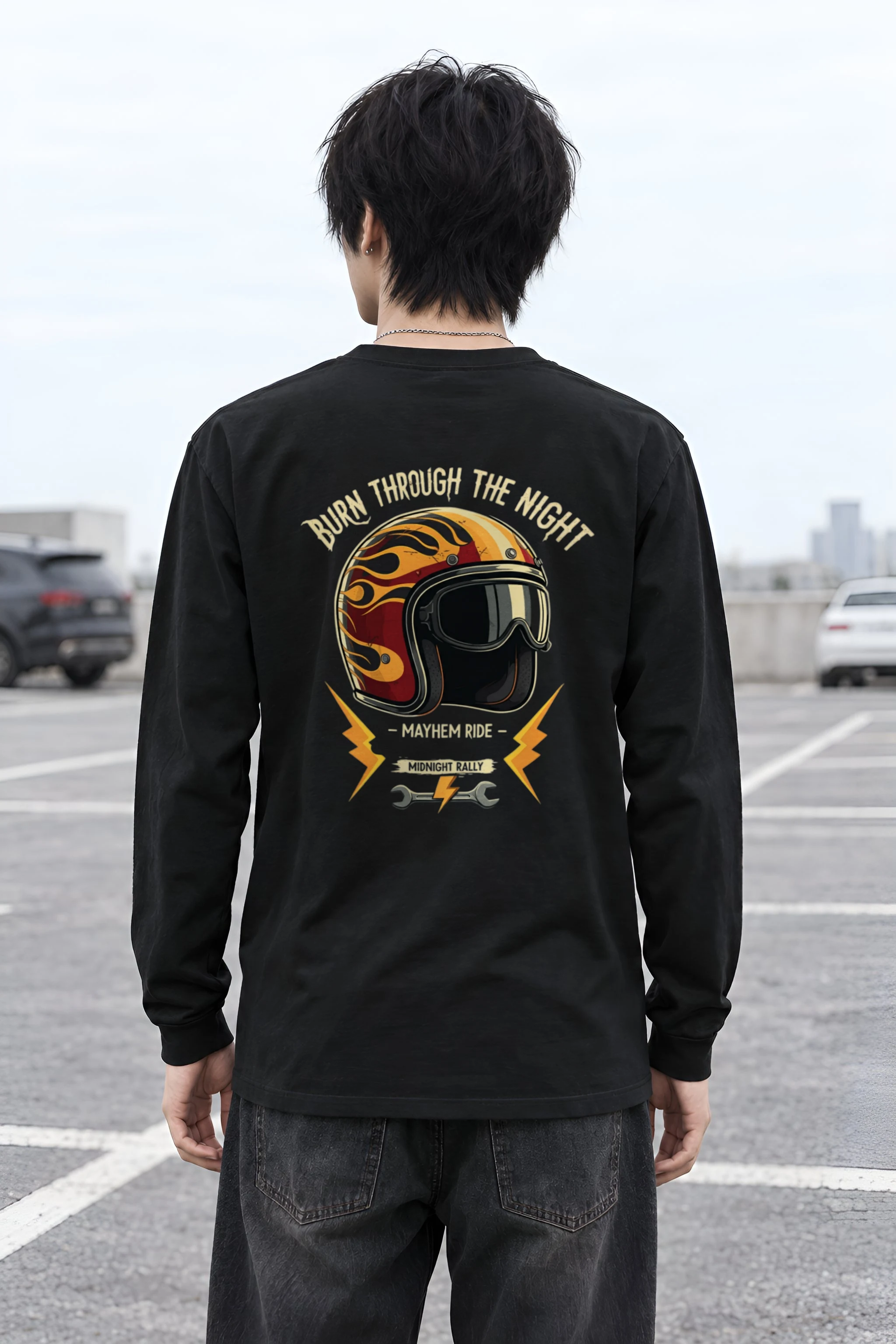 "Midnight Rally" Unisex Longsleeve T-shirt