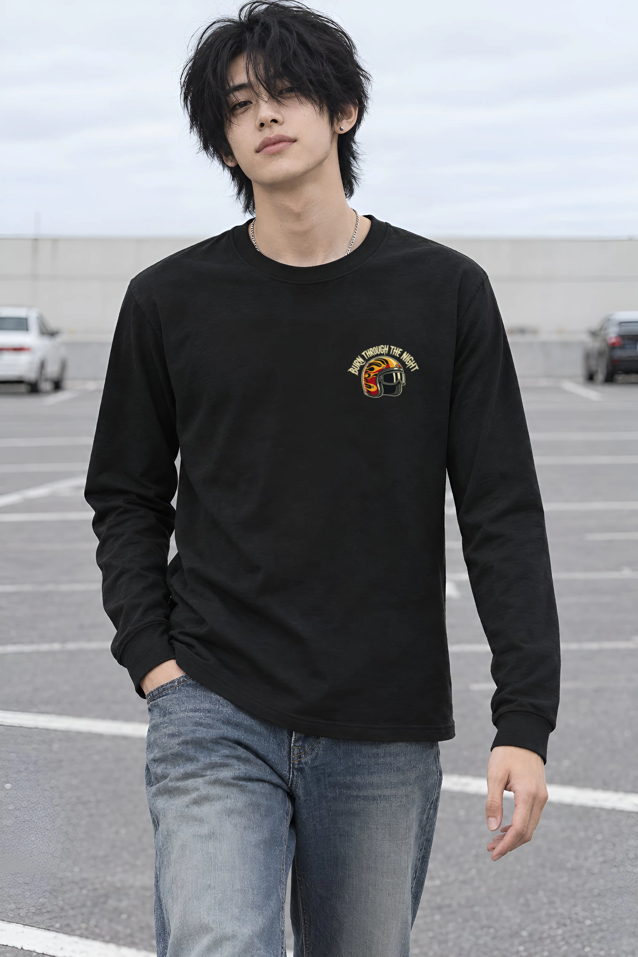 "Midnight Rally" Unisex Longsleeve T-shirt