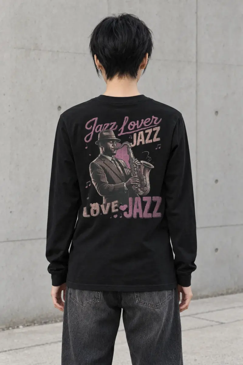 "Midnight Sax Session" Unisex Longsleeve T-shirt
