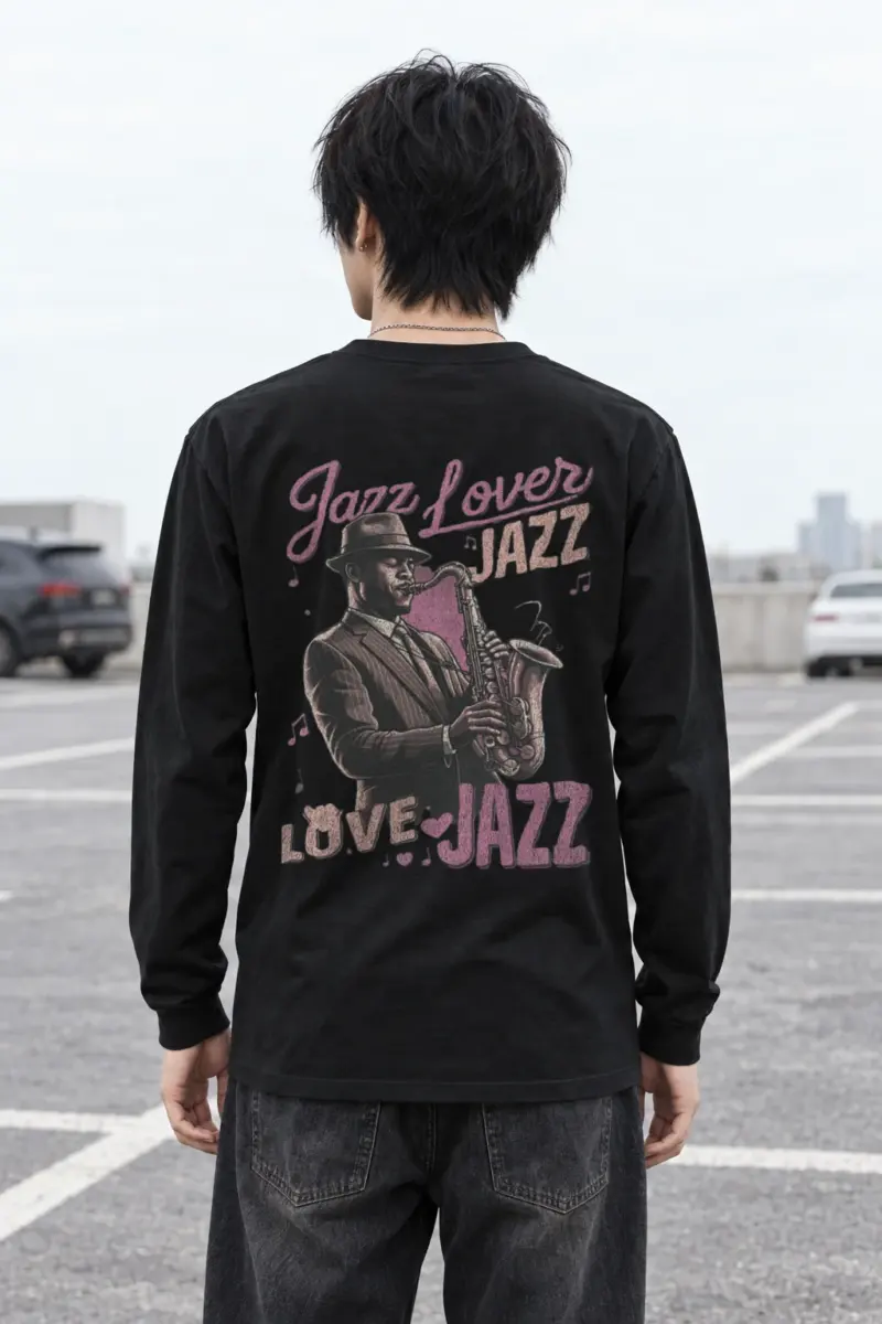 "Midnight Sax Session" Unisex Longsleeve T-shirt