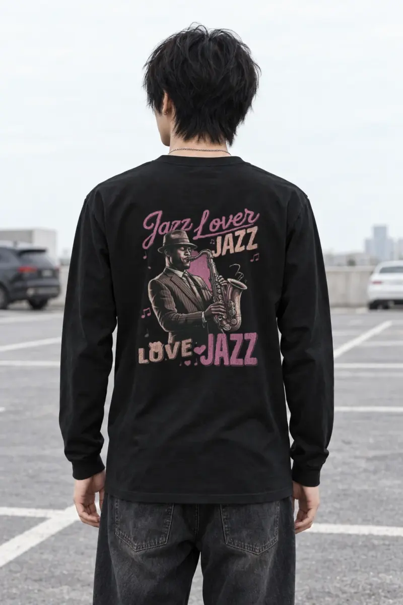 "Midnight Sax Session" Unisex Longsleeve T-shirt