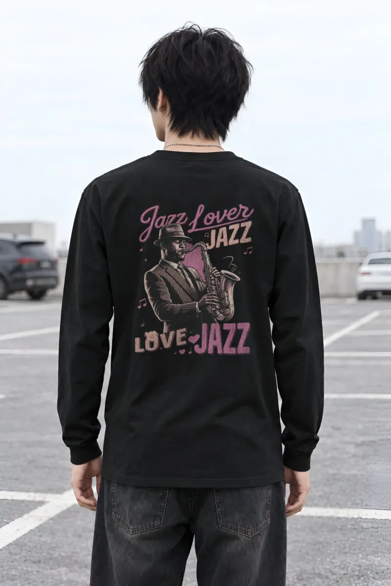 "Midnight Sax Session" Unisex Longsleeve T-shirt