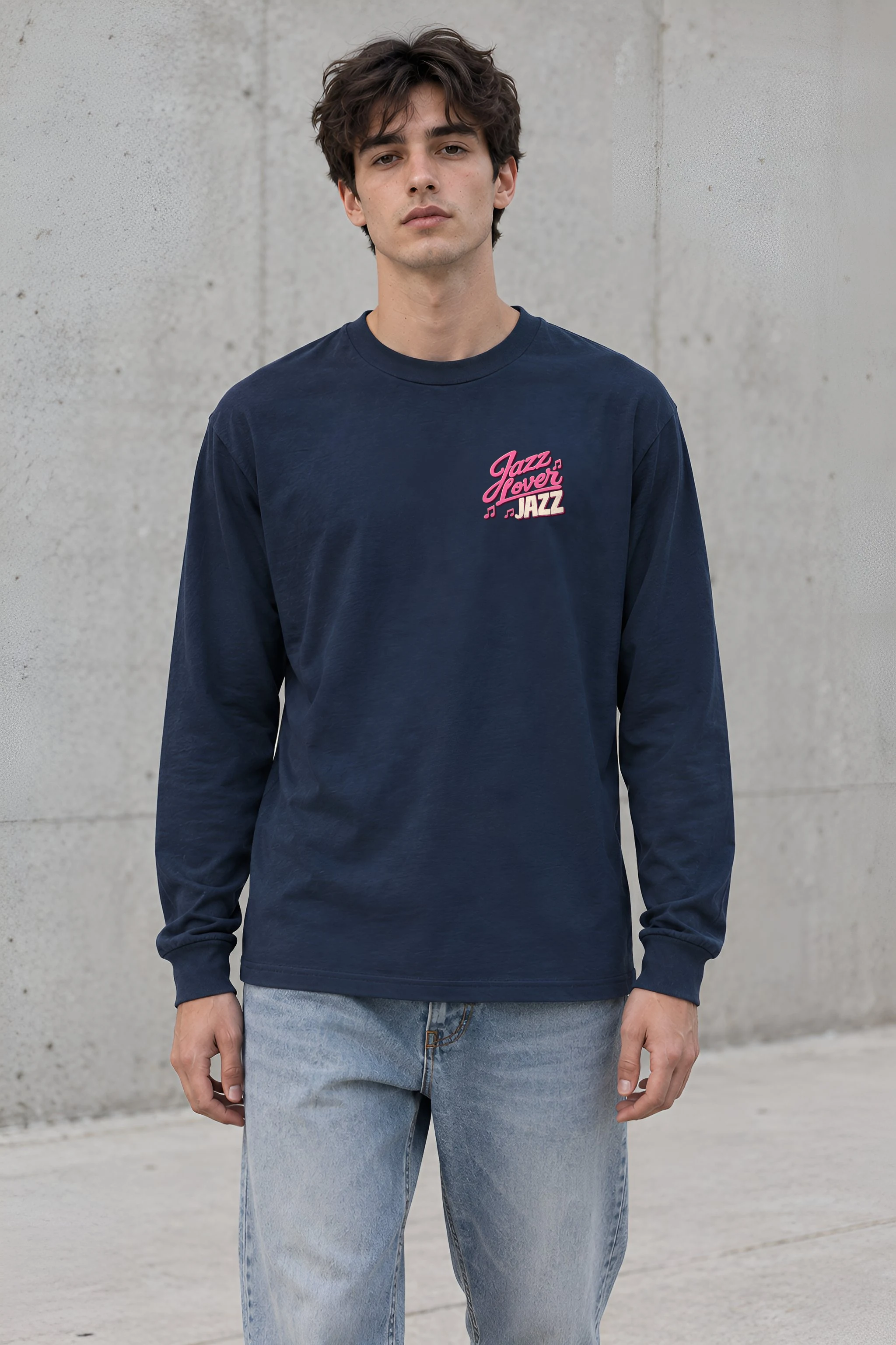 "Midnight Sax Session" Unisex Longsleeve T-shirt