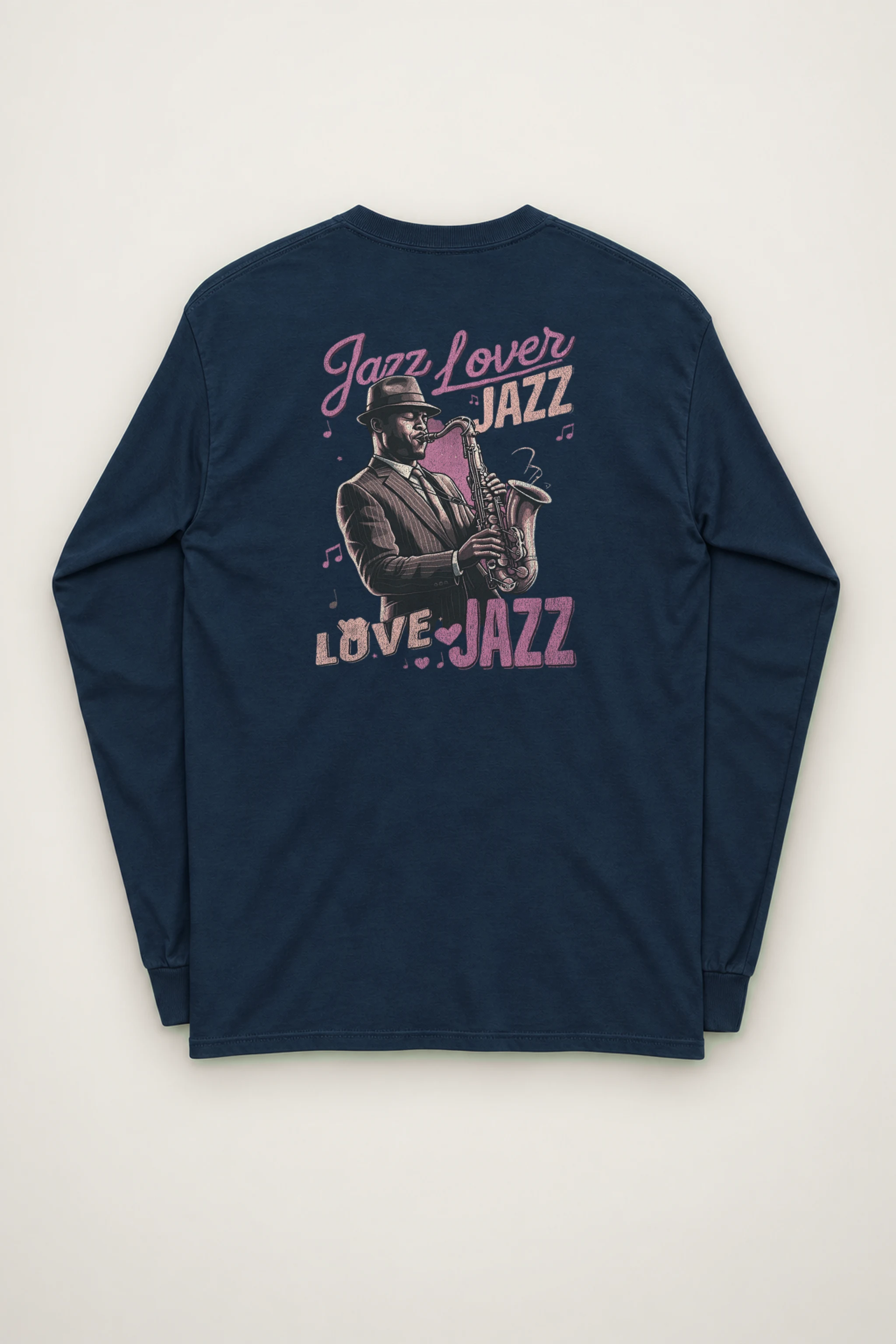 "Midnight Sax Session" Unisex Longsleeve T-shirt