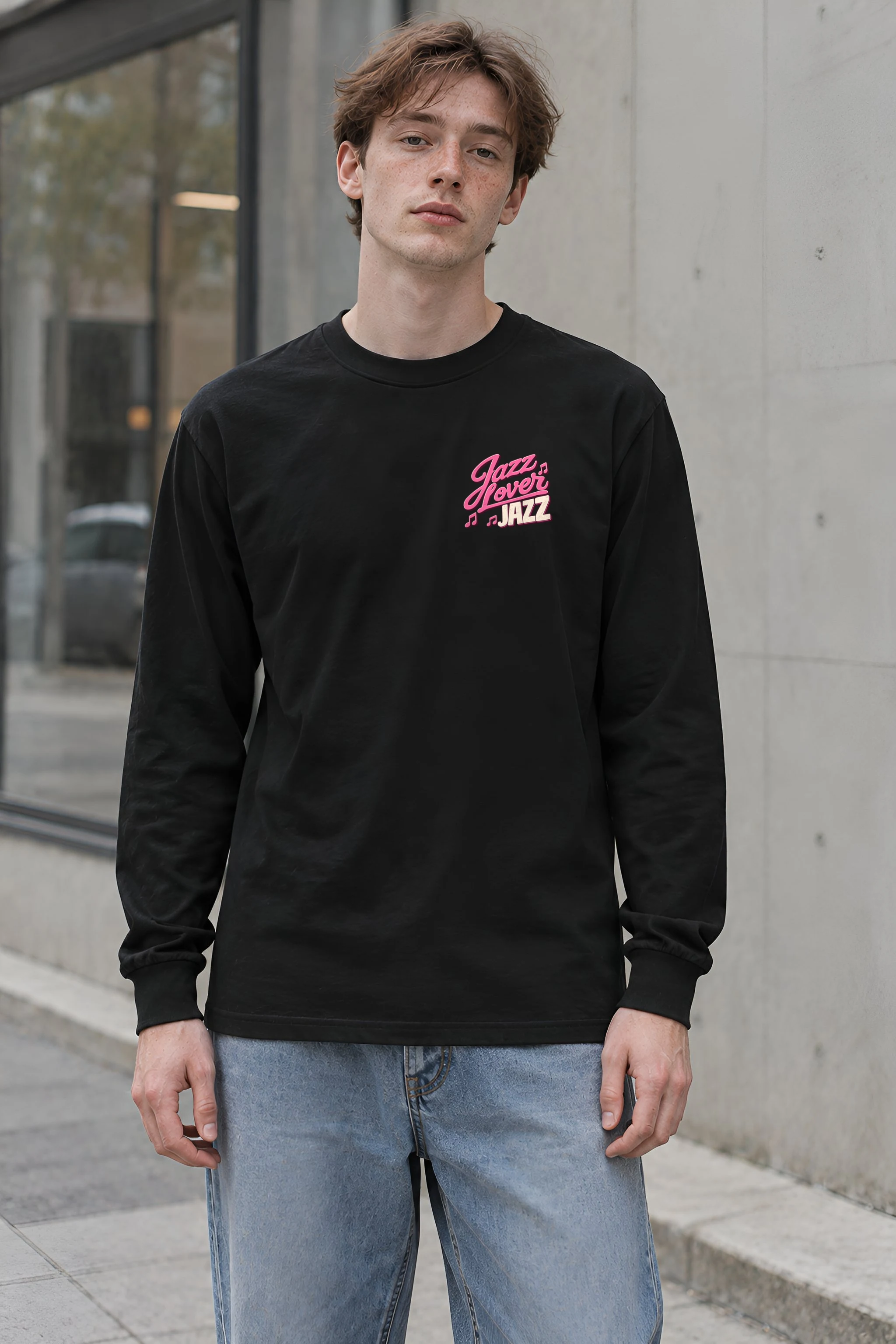 "Midnight Sax Session" Unisex Longsleeve T-shirt