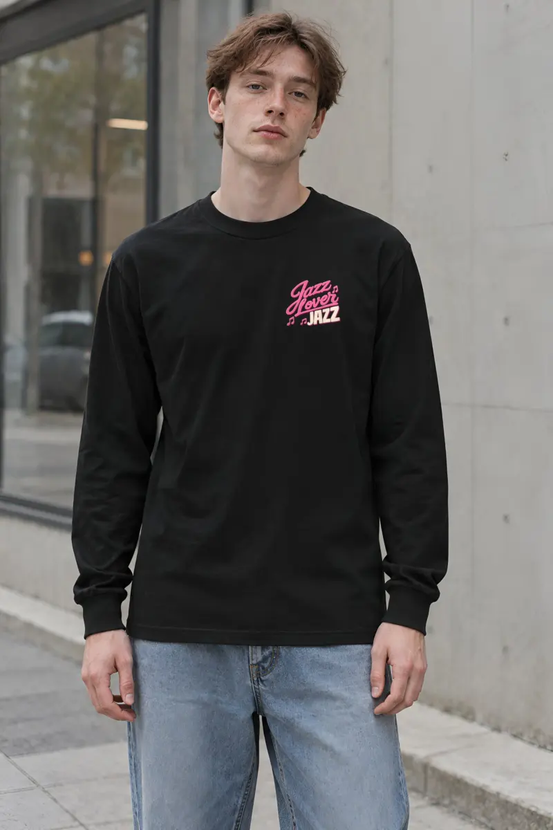 "Midnight Sax Session" Unisex Longsleeve T-shirt