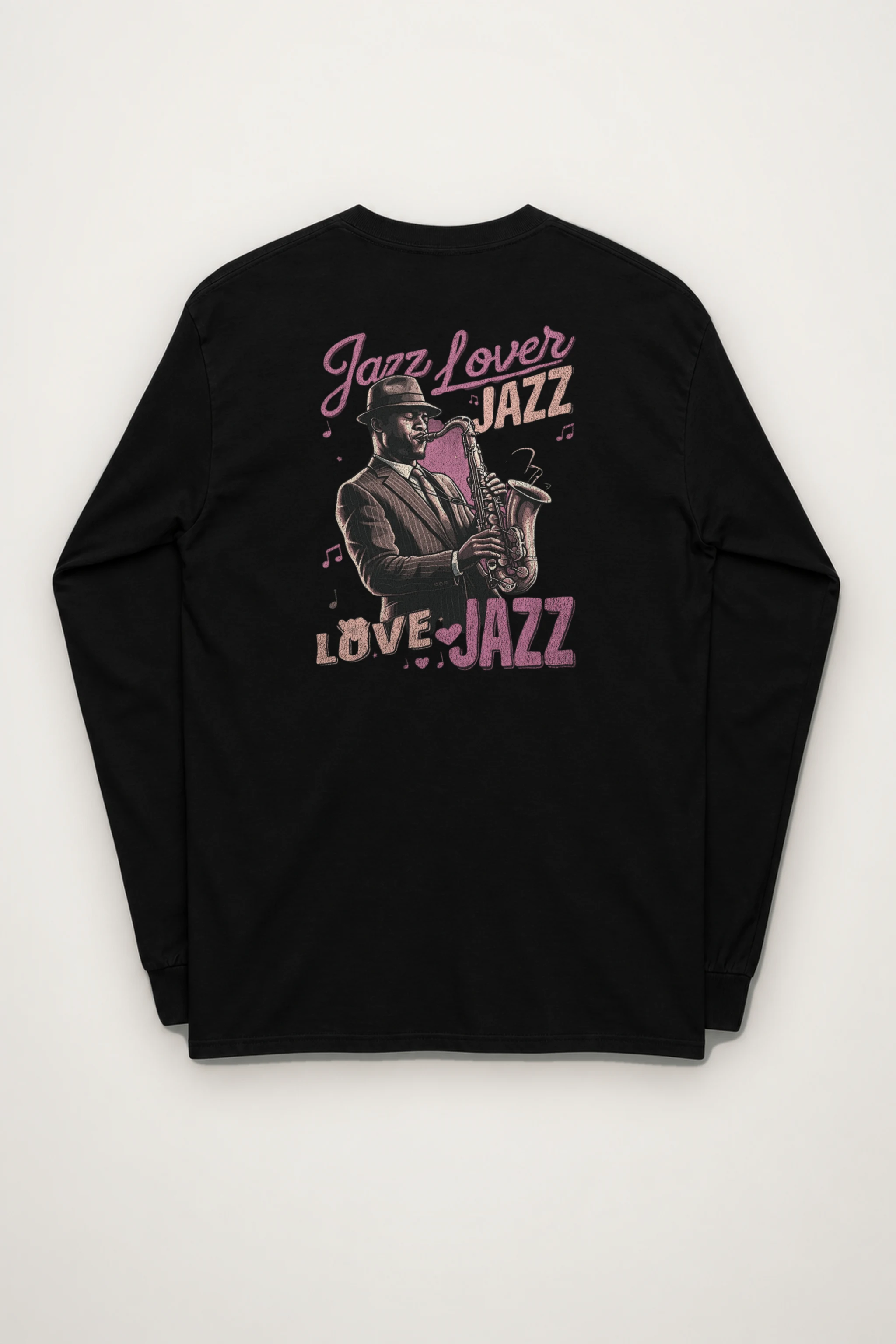 "Midnight Sax Session" Unisex Longsleeve T-shirt
