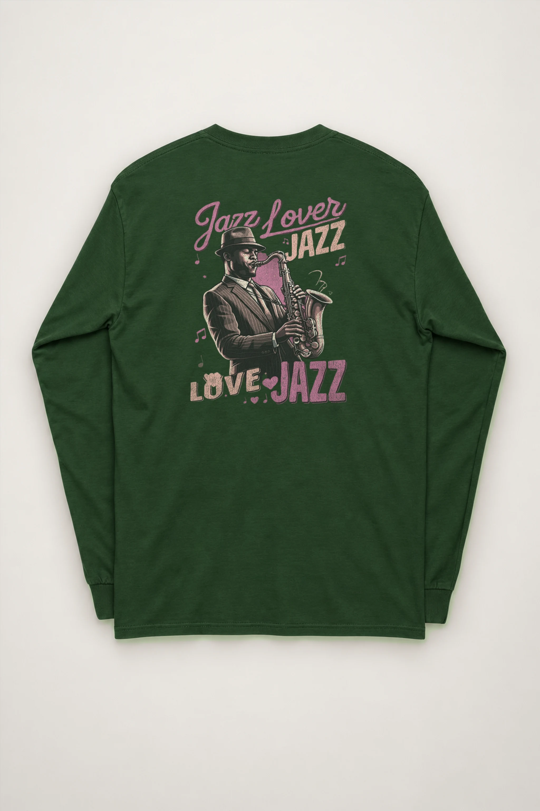 "Midnight Sax Session" Unisex Longsleeve T-shirt