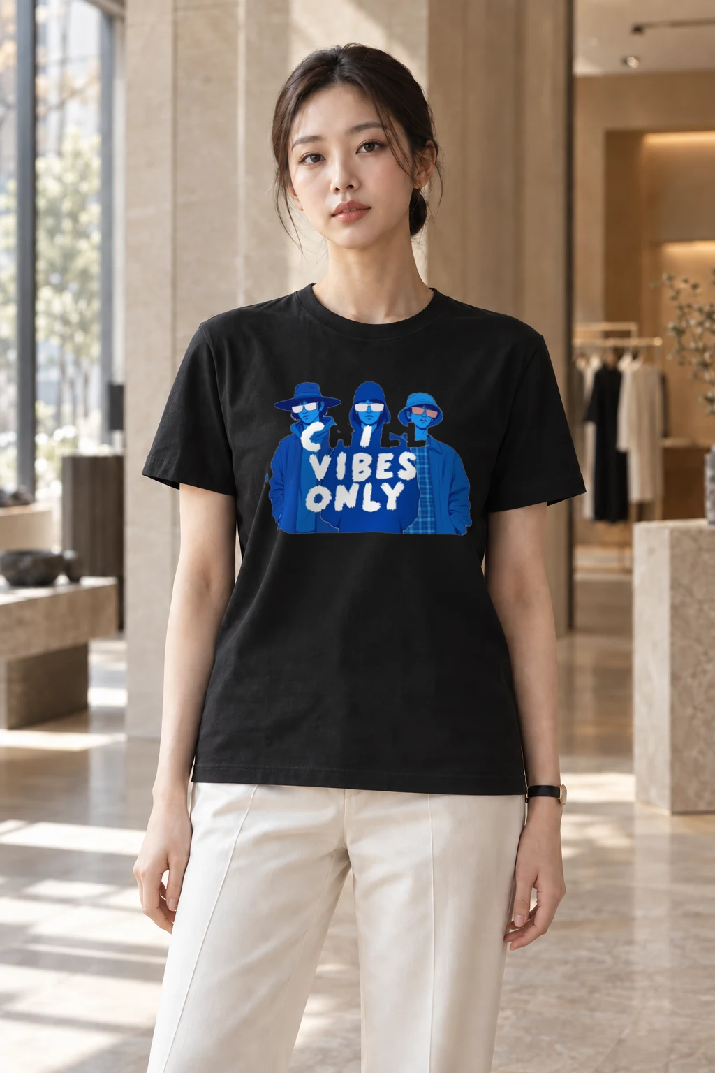 "Midnight Shade Society" Heavyweight Unisex Crewneck T-shirt | Gildan 5000