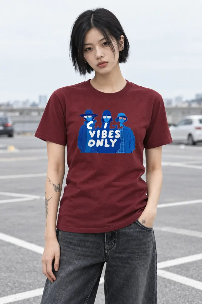 "Midnight Shade Society" Heavyweight Unisex Crewneck T-shirt