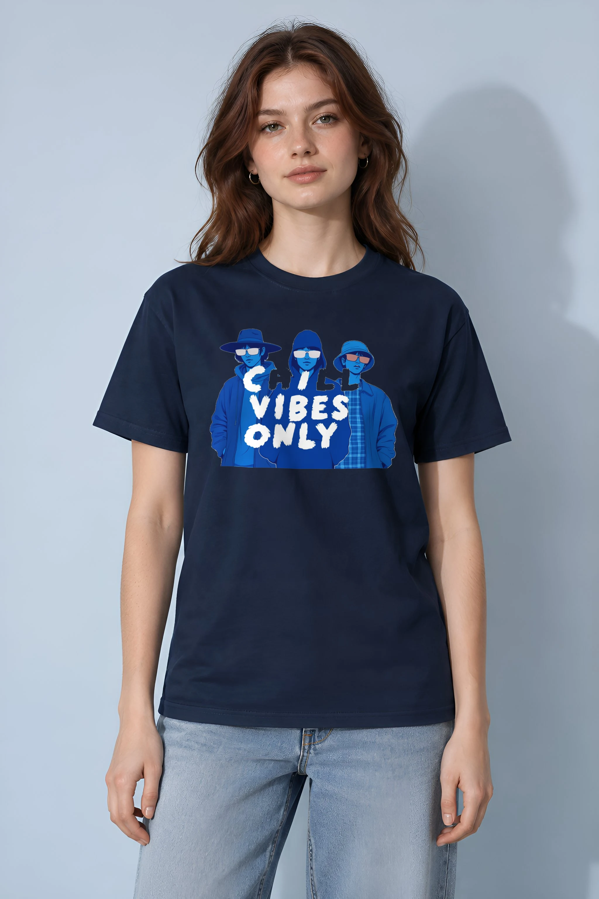 "Midnight Shade Society" Heavyweight Unisex Crewneck T-shirt