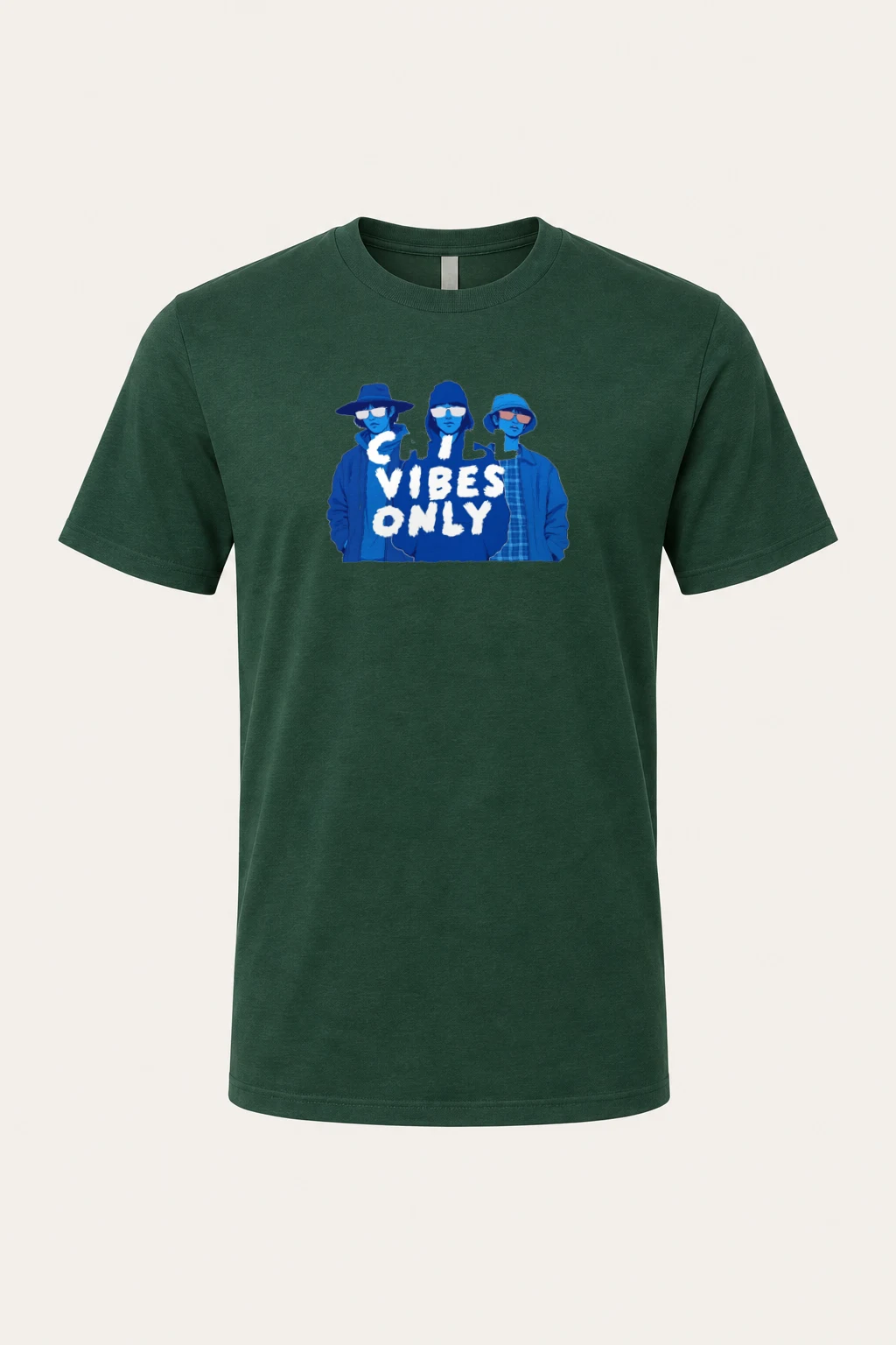 "Midnight Shade Society" Heavyweight Unisex Crewneck T-shirt | Gildan 5000