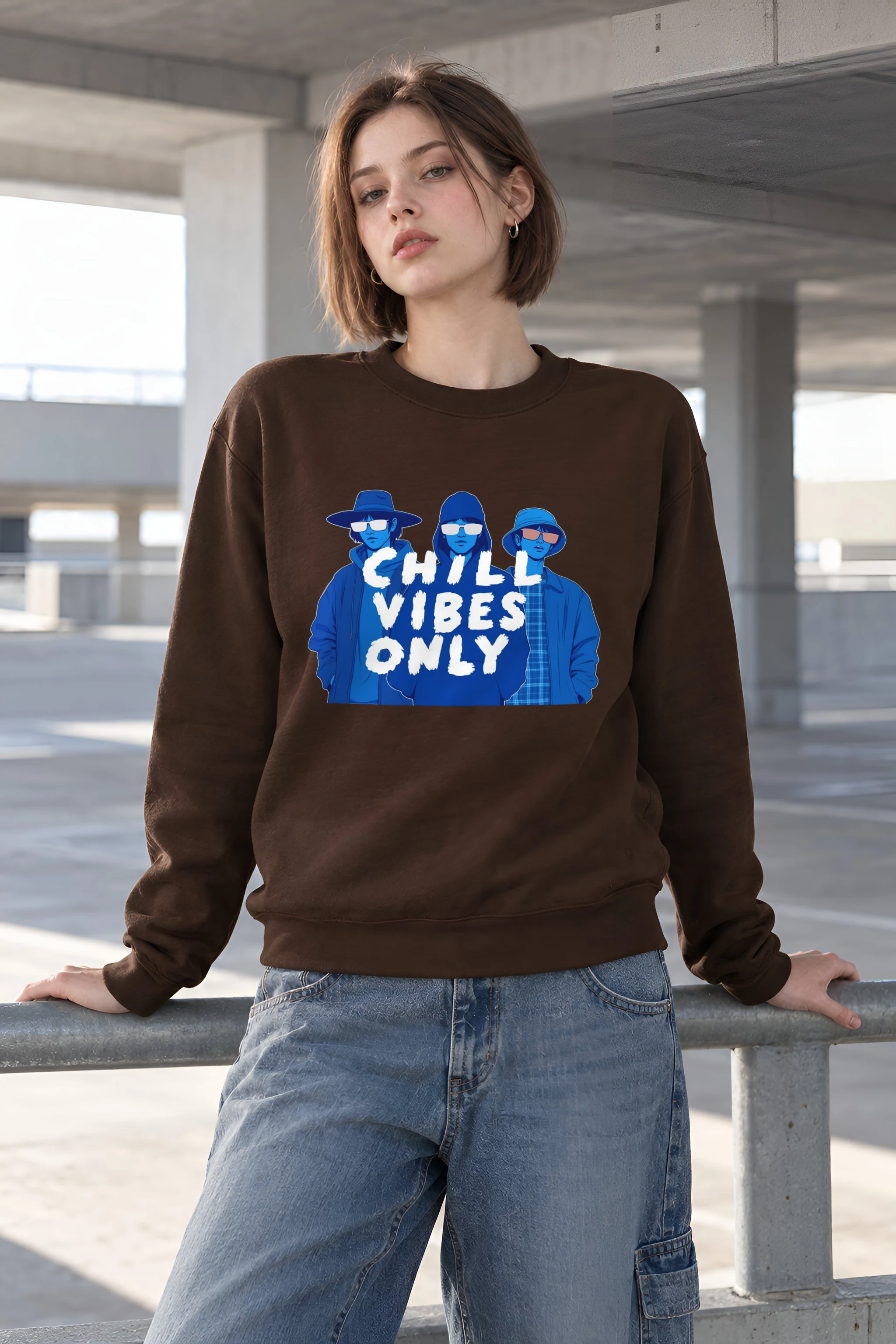 "Midnight Shades Club" 1 Crewneck Sweatshirt