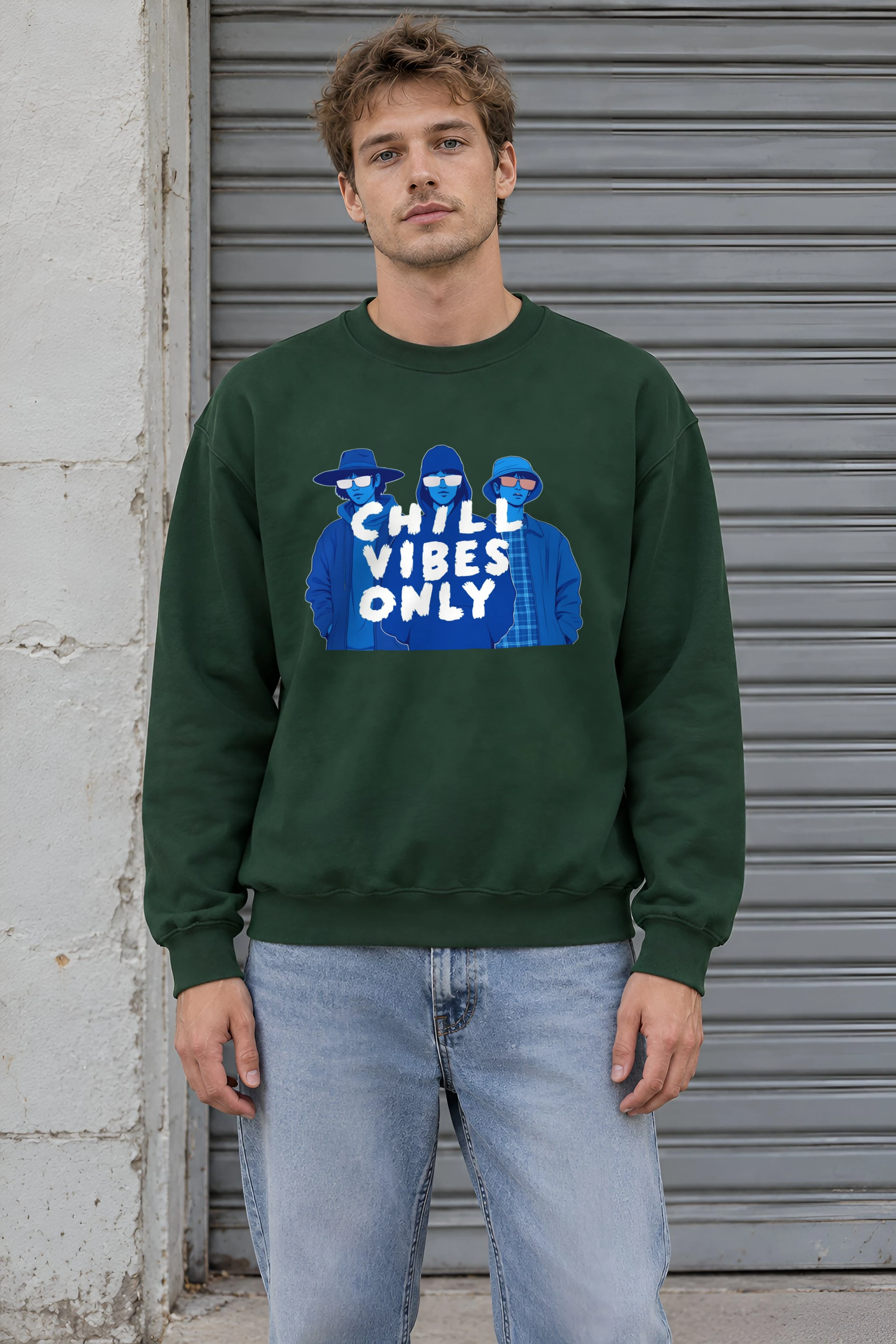 "Midnight Shades Club" 1 Crewneck Sweatshirt