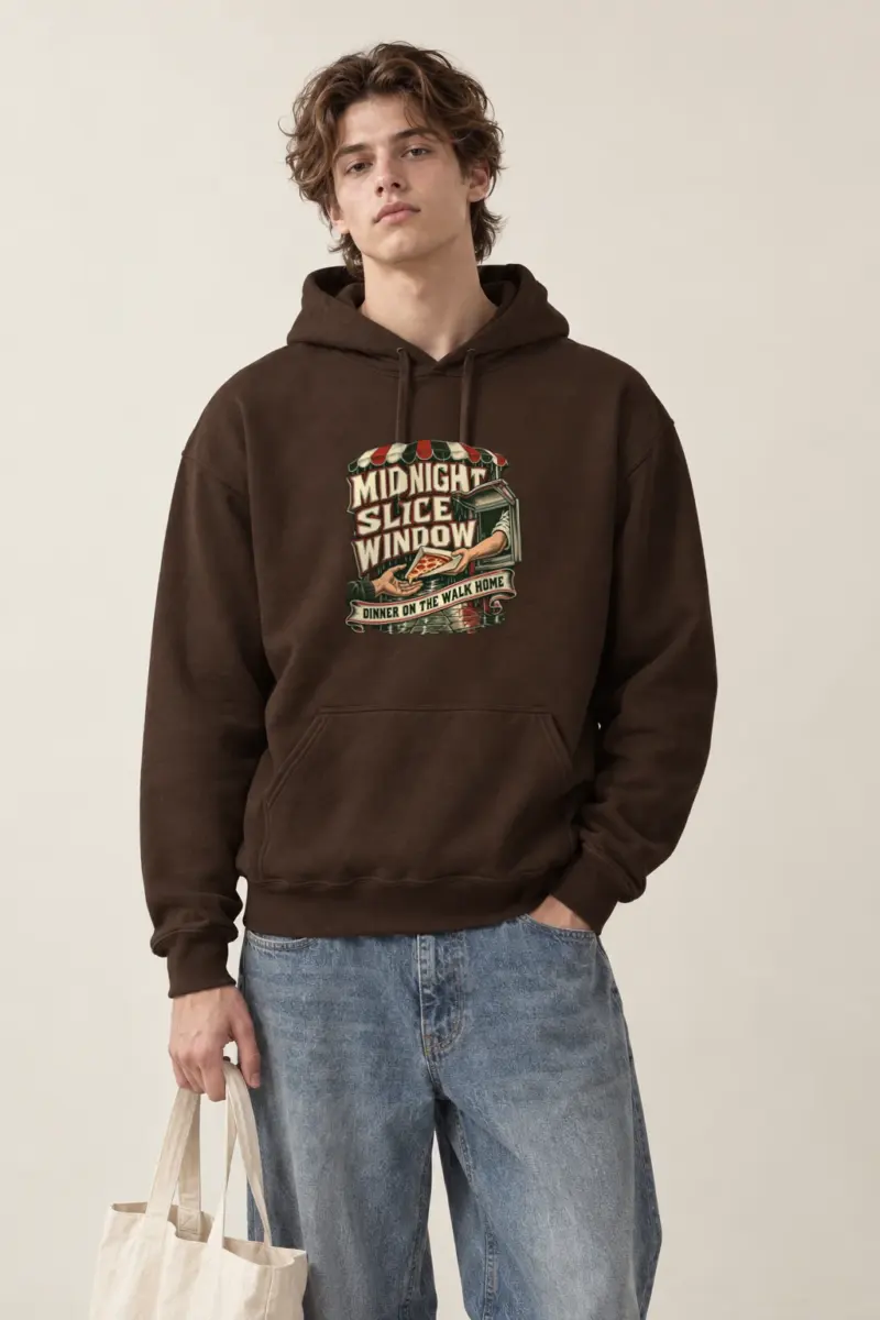 "Midnight Slice Window" Heavy Blend Unisex Pullover Hoodie