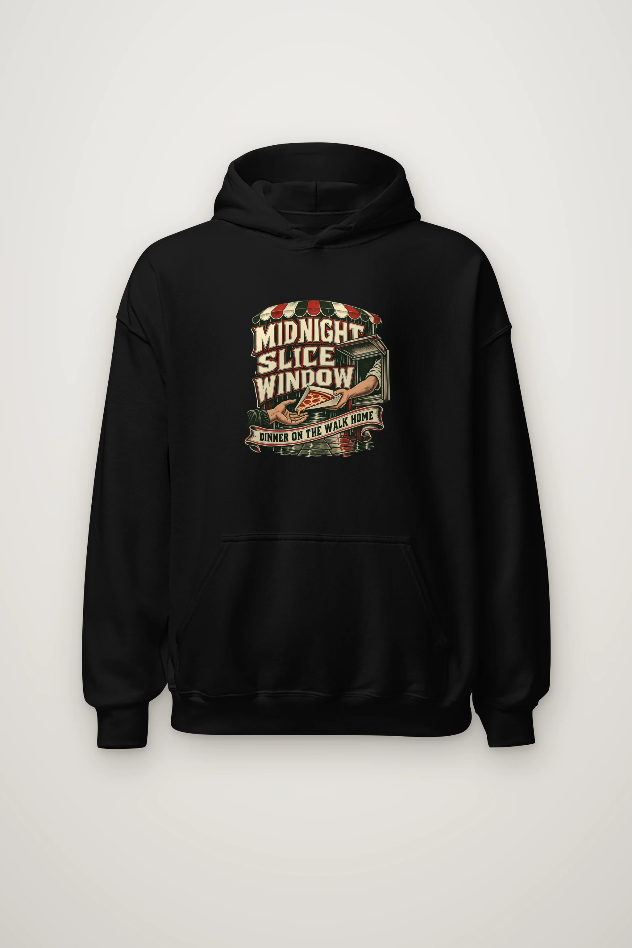 "Midnight Slice Window" Heavy Blend Unisex Pullover Hoodie
