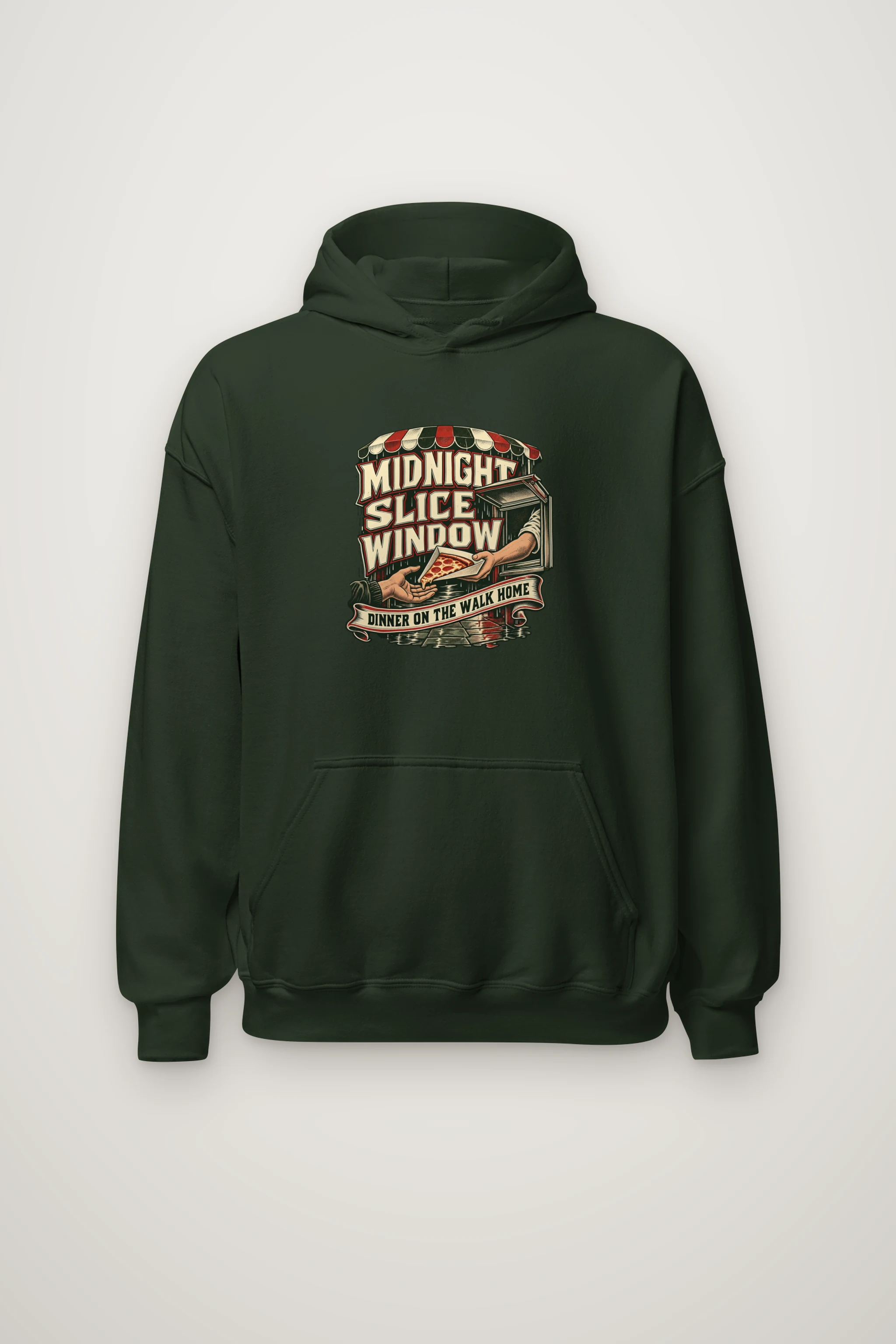 "Midnight Slice Window" Heavy Blend Unisex Pullover Hoodie