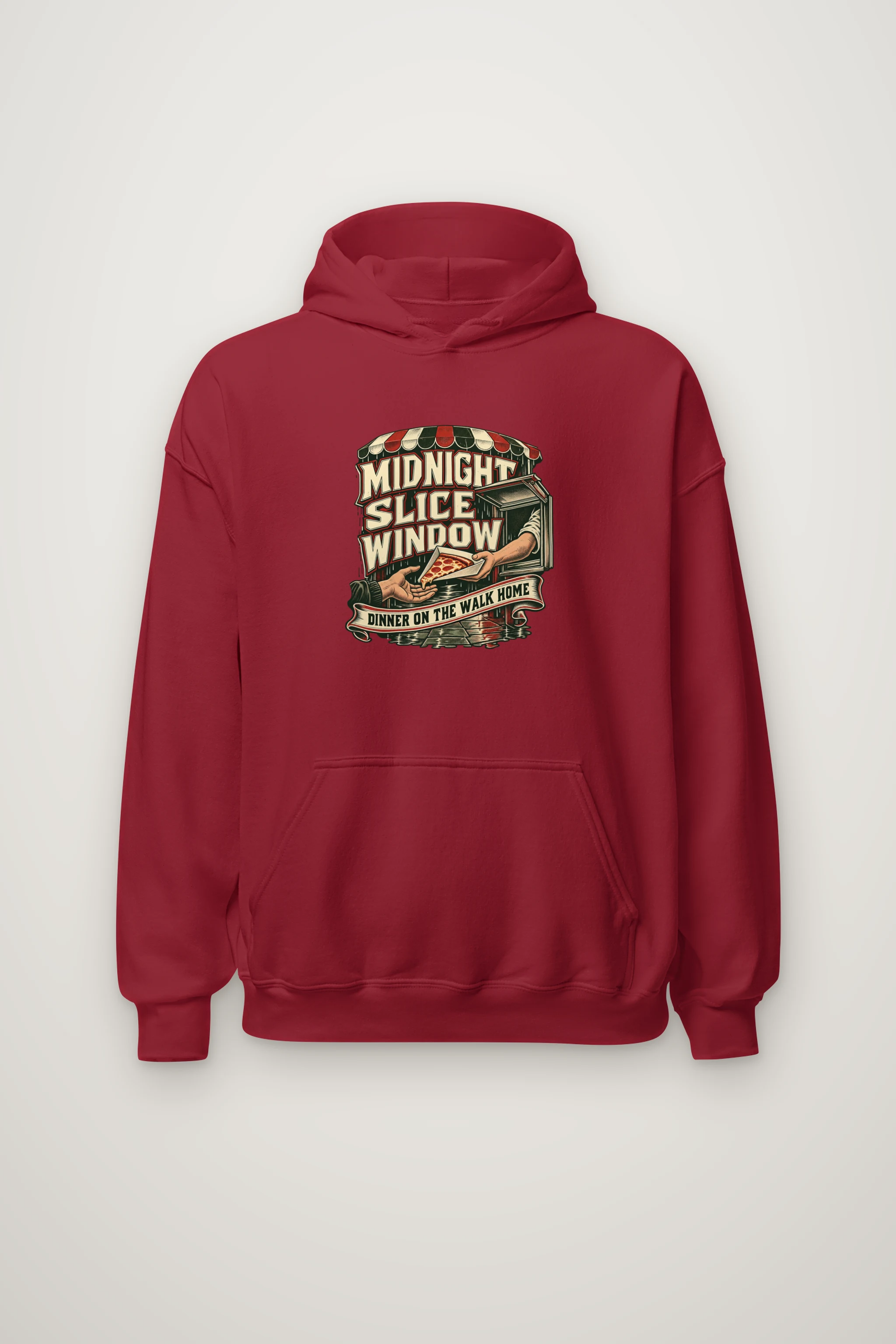 "Midnight Slice Window" Heavy Blend Unisex Pullover Hoodie