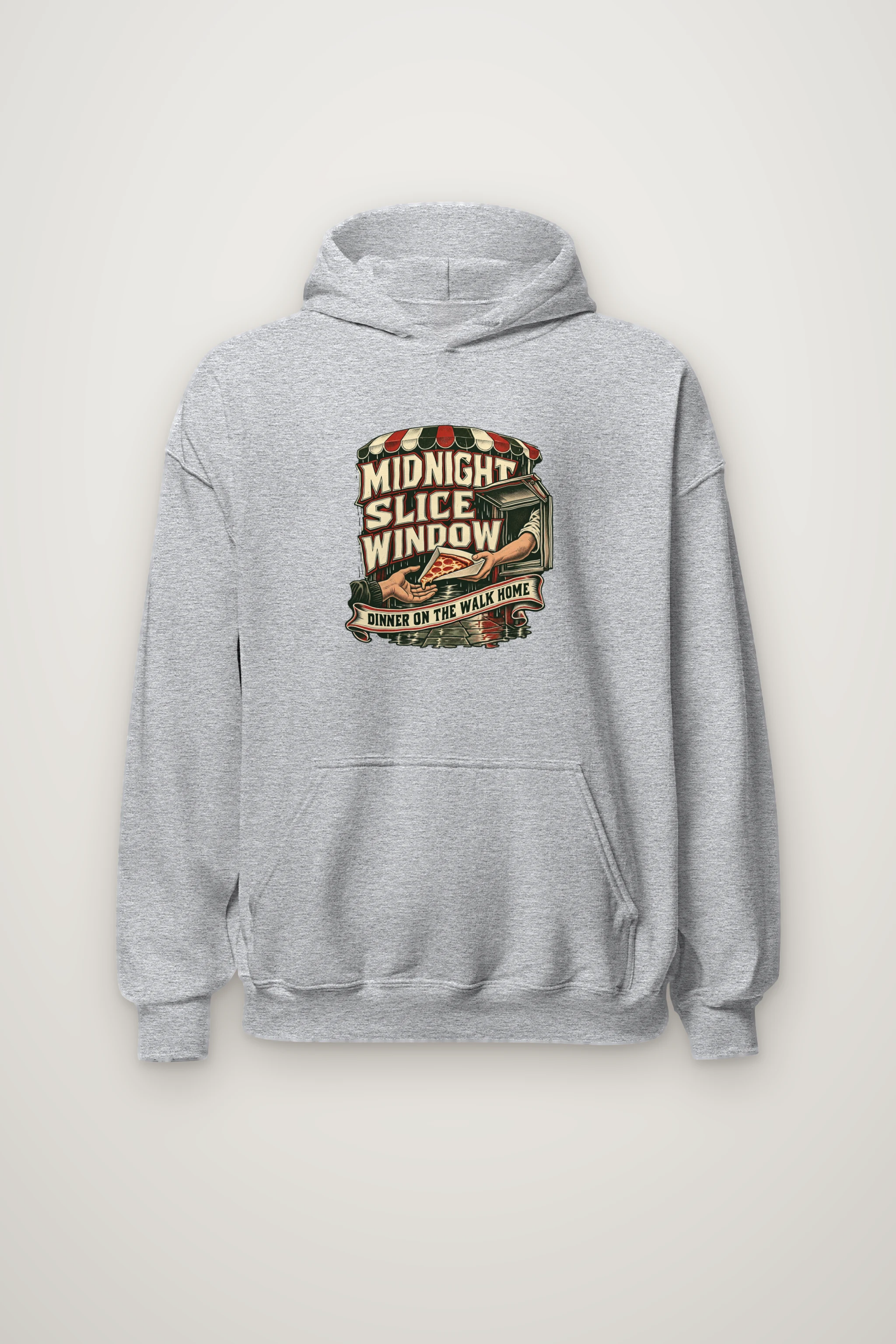 "Midnight Slice Window" Heavy Blend Unisex Pullover Hoodie