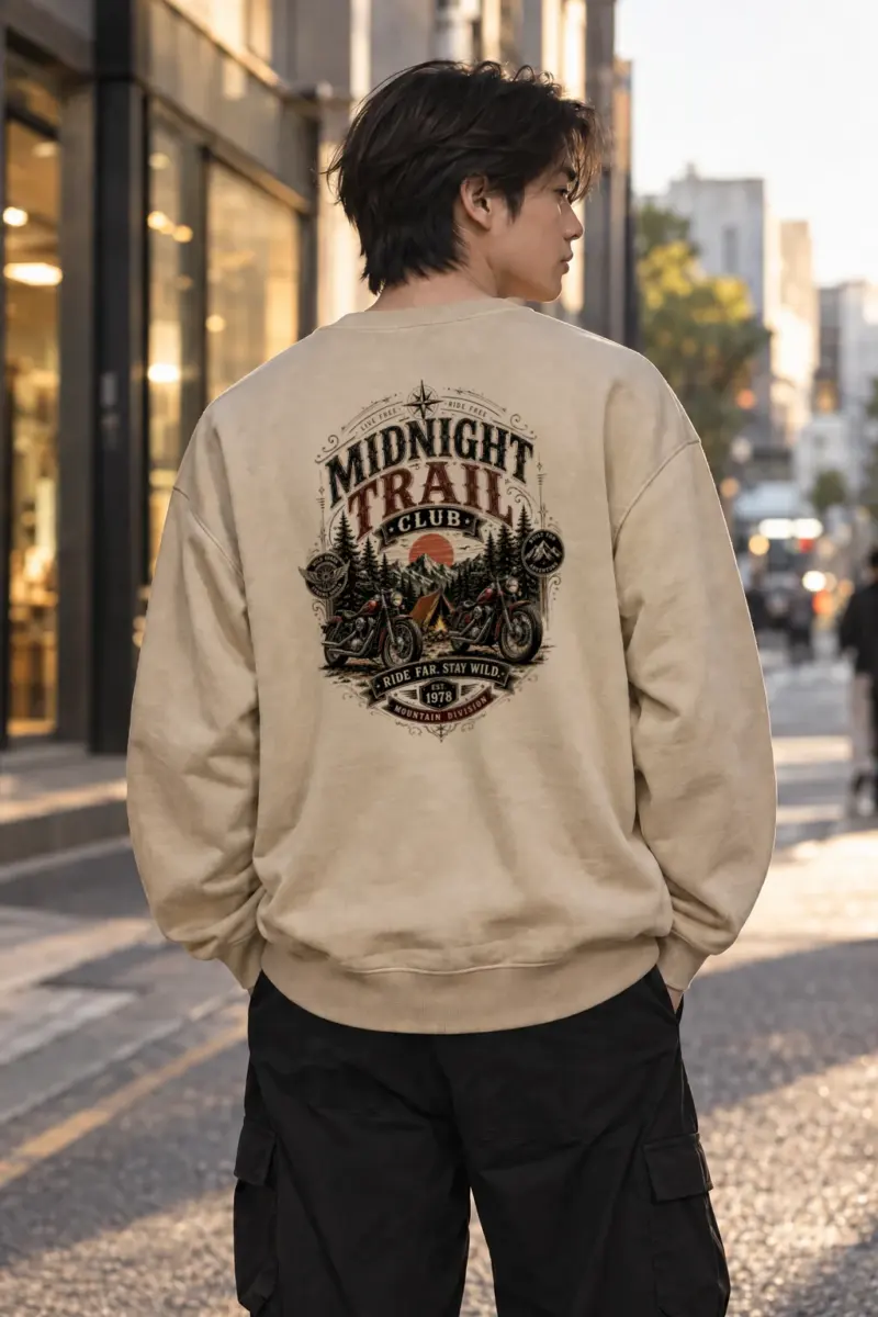 "Midnight Trail Club" Heavy Blend Unisex Crewneck Sweatshirt | Gildan 18000