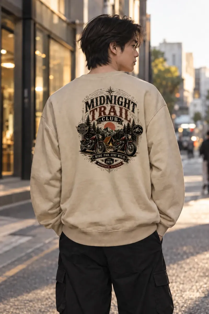 "Midnight Trail Club" Heavy Blend Unisex Crewneck Sweatshirt | Gildan 18000