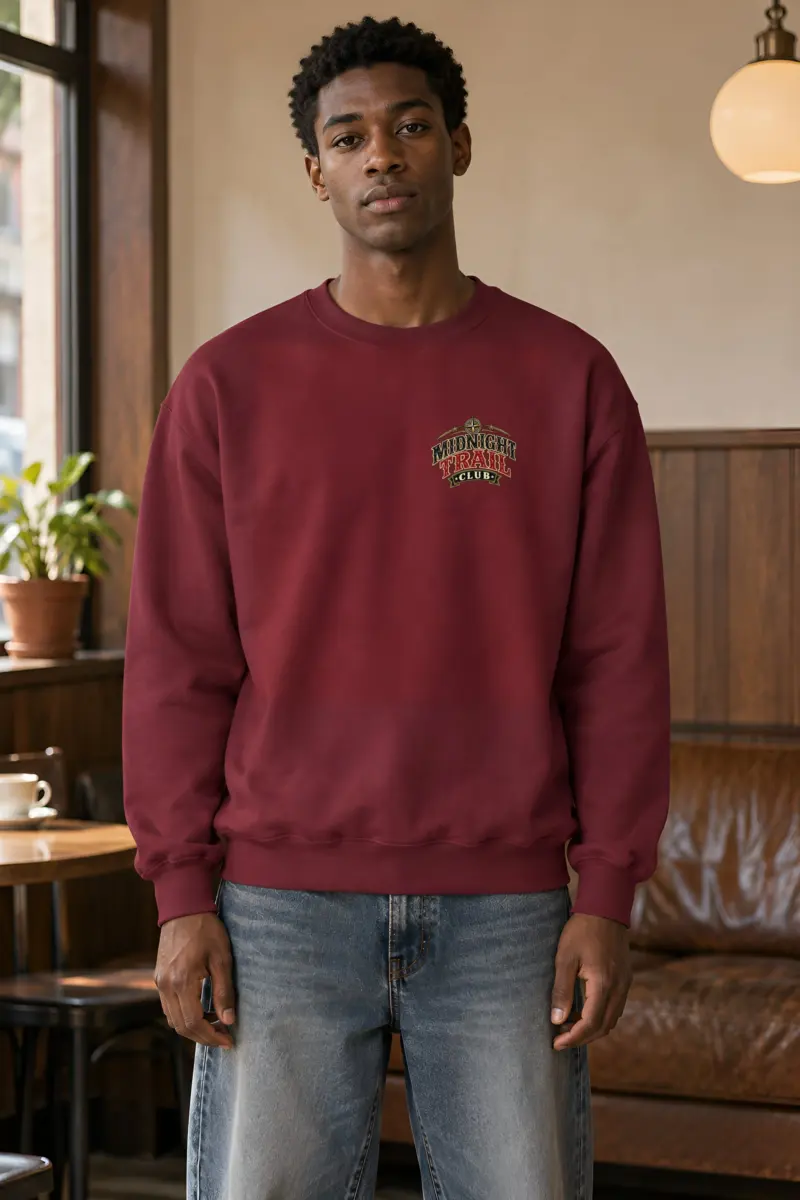 "Midnight Trail Club" Heavy Blend Unisex Crewneck Sweatshirt
