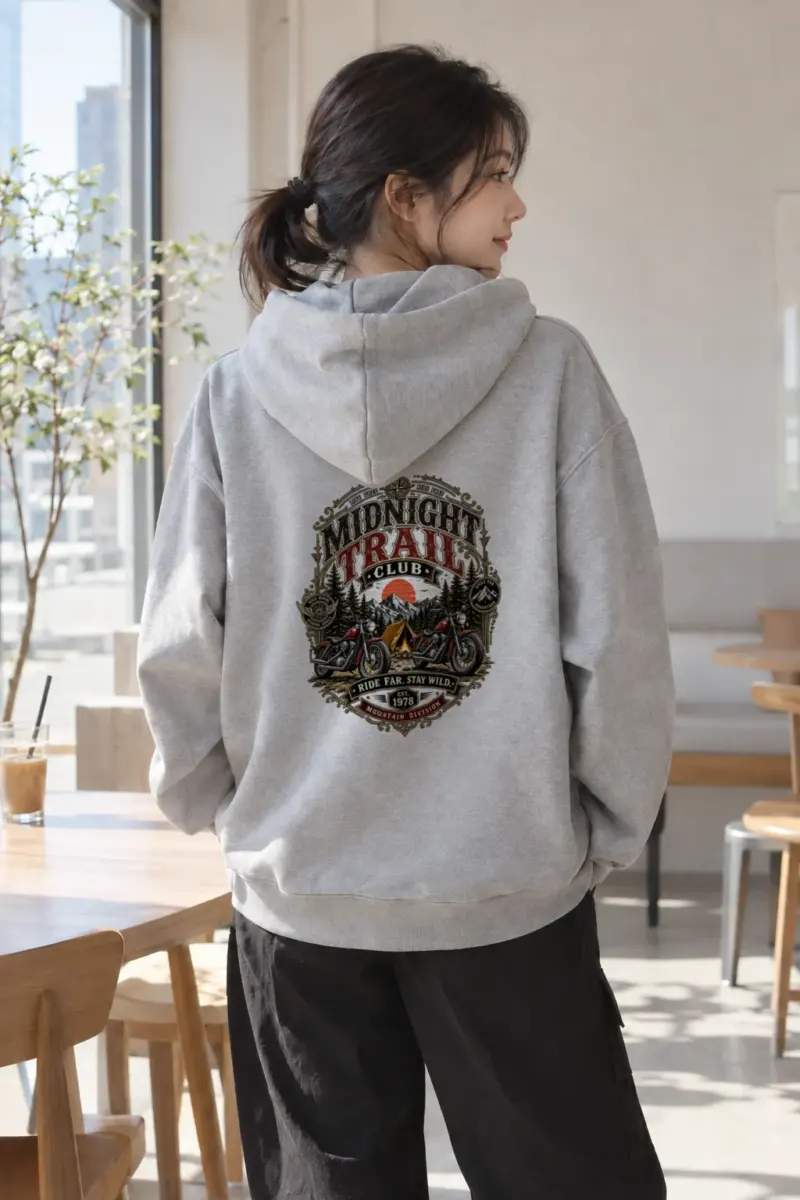 "Midnight Trail Club" Heavy Blend Unisex Pullover Hoodie | Gildan 18500