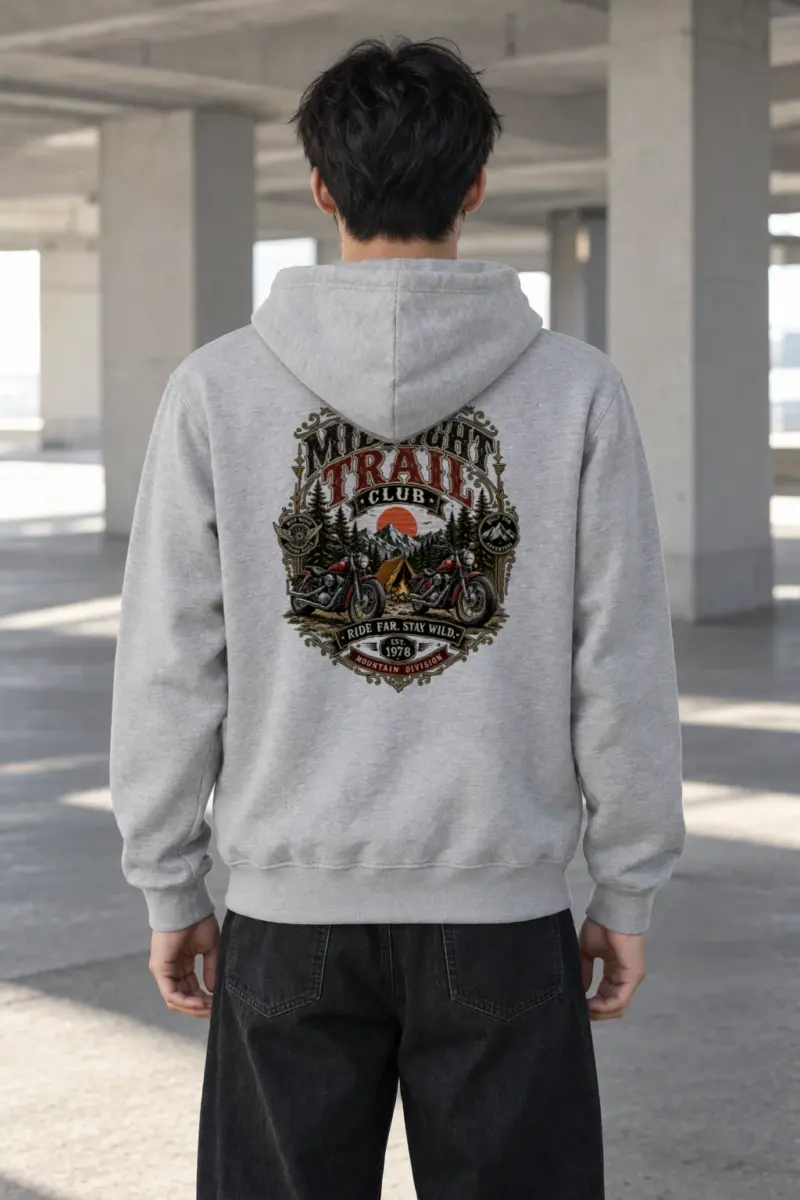 "Midnight Trail Club" Heavy Blend Unisex Pullover Hoodie