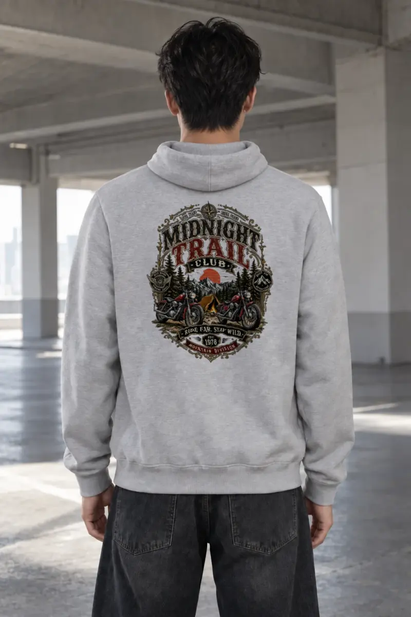 "Midnight Trail Club" Heavy Blend Unisex Pullover Hoodie