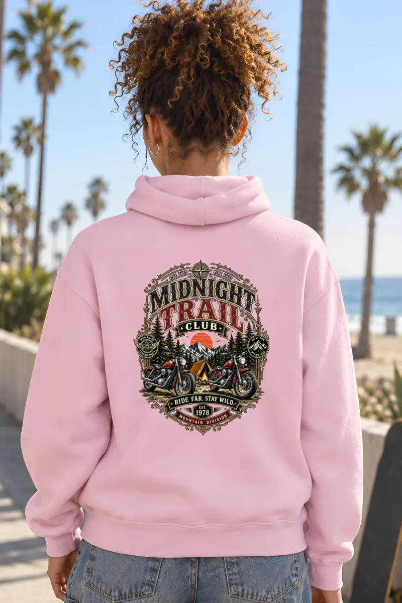 "Midnight Trail Club" Heavy Blend Unisex Pullover Hoodie
