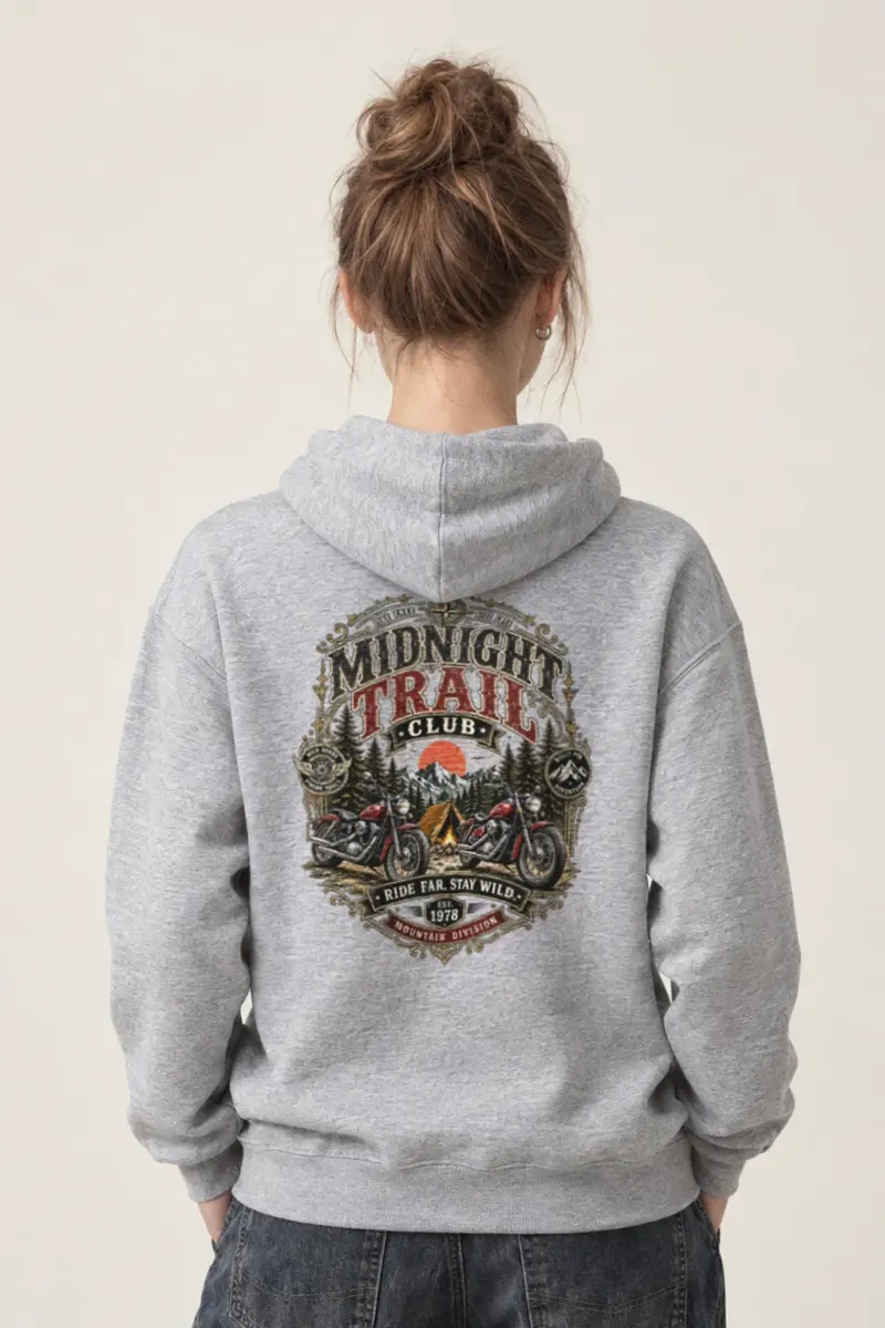 "Midnight Trail Club" Heavy Blend Unisex Pullover Hoodie