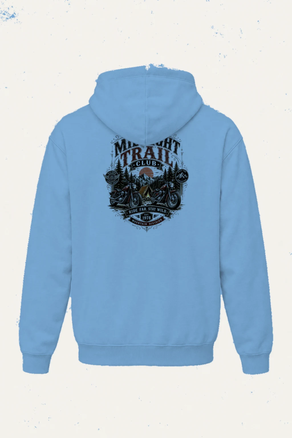 "Midnight Trail Club" Heavy Blend Unisex Pullover Hoodie | Gildan 18500
