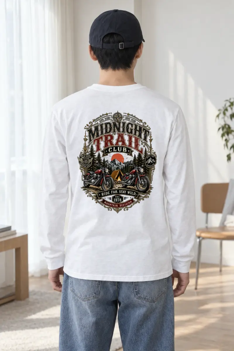 "Midnight Trail Club" Unisex Longsleeve T-shirt