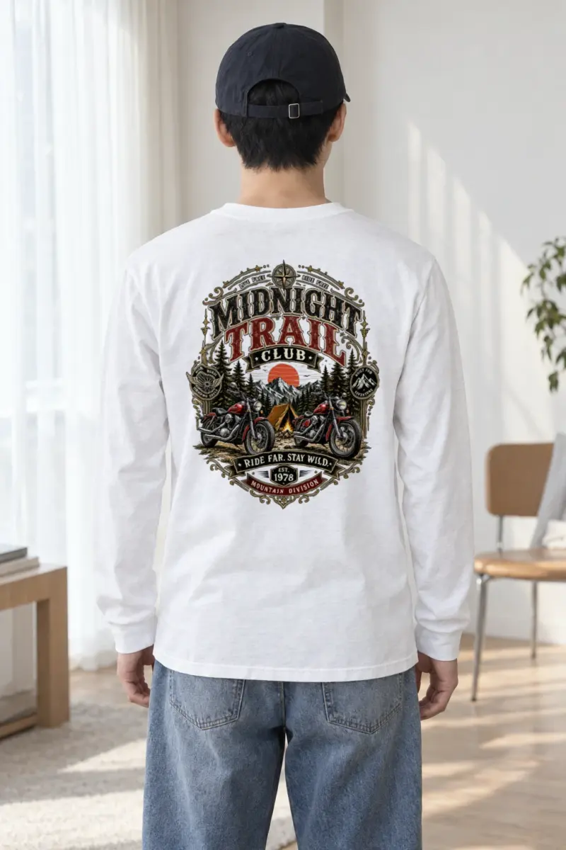 "Midnight Trail Club" Unisex Longsleeve T-shirt