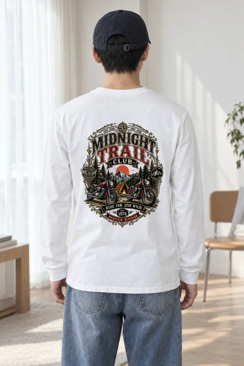 "Midnight Trail Club" Unisex Longsleeve T-shirt