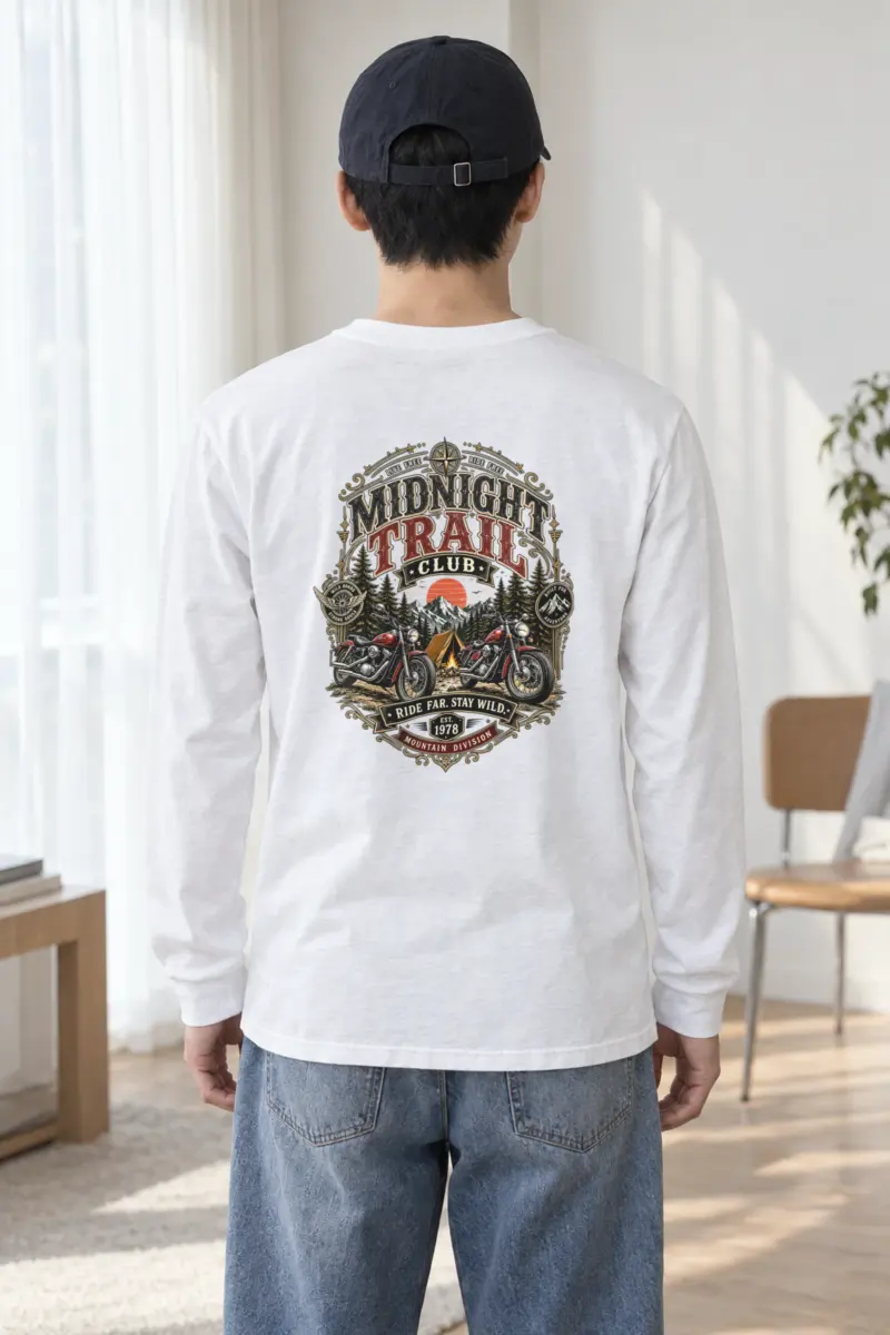 "Midnight Trail Club" Unisex Longsleeve T-shirt