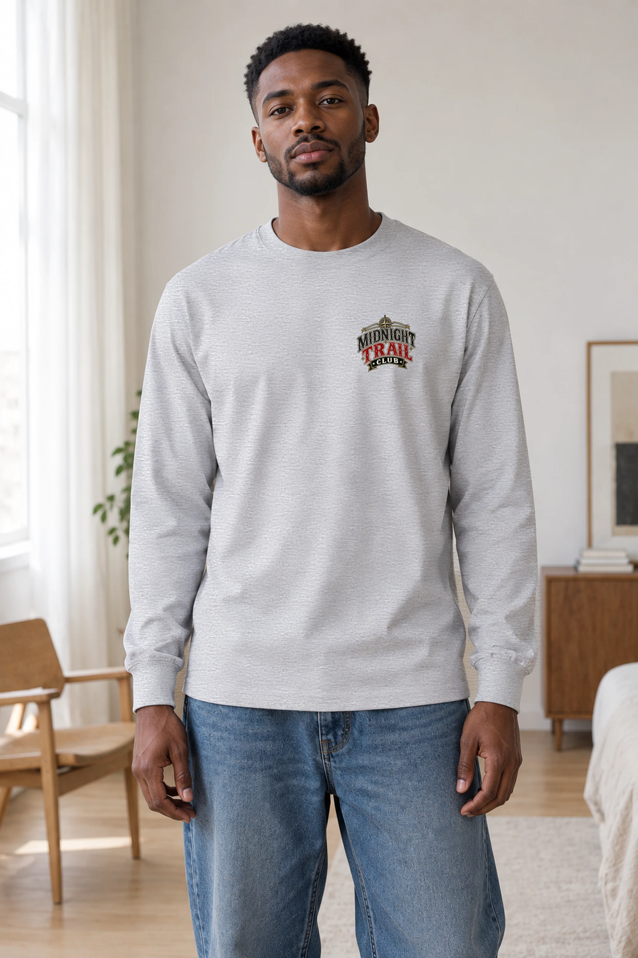 "Midnight Trail Club" Unisex Longsleeve T-shirt