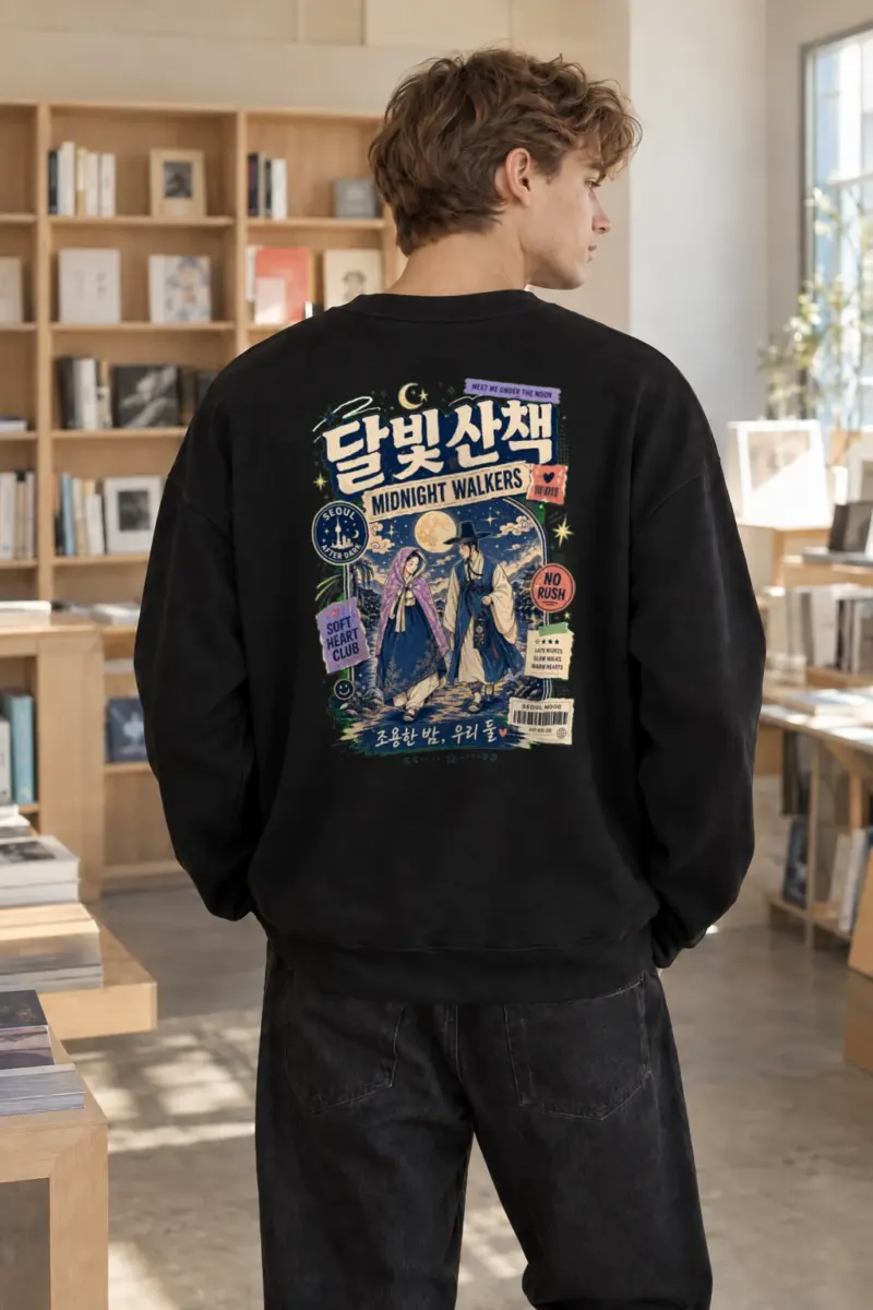 "Midnight Walkers" Heavy Blend Unisex Crewneck Sweatshirt | Gildan 18000