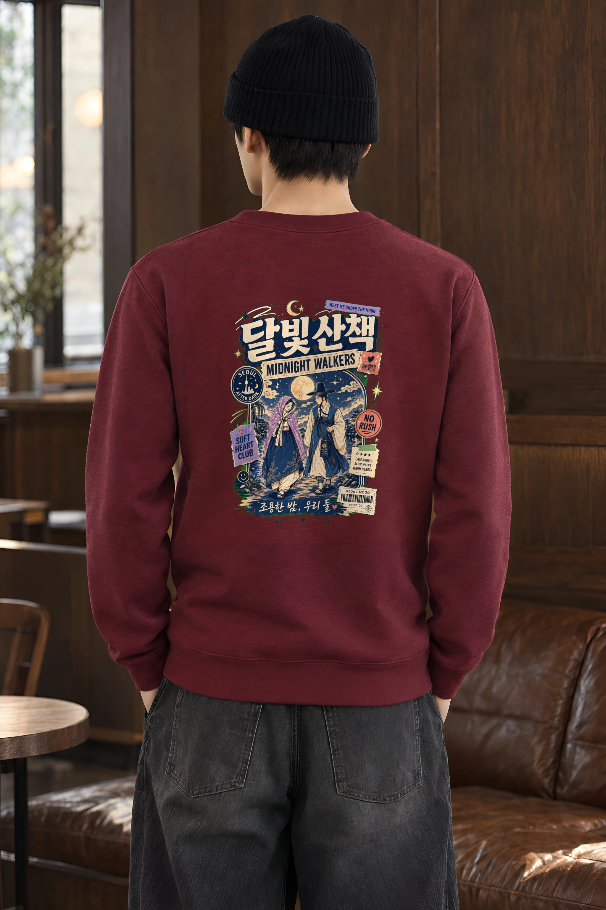 "Midnight Walkers" Heavy Blend Unisex Crewneck Sweatshirt