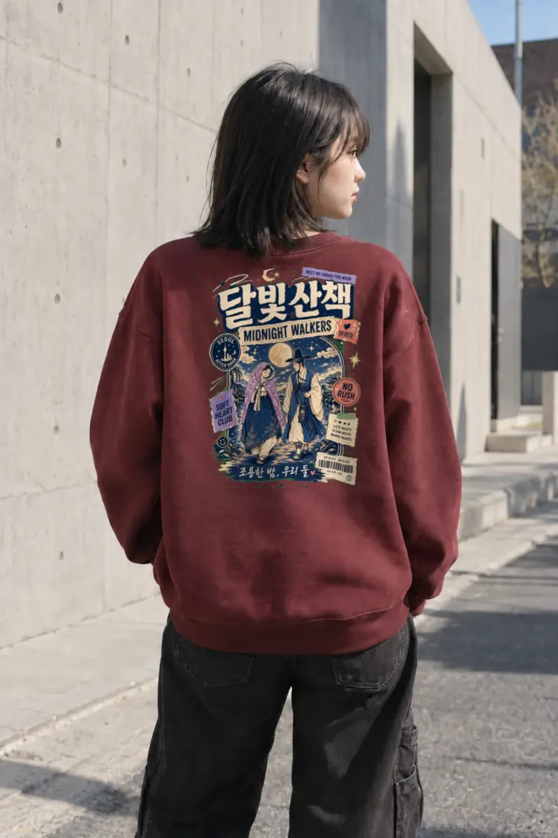 "Midnight Walkers" Heavy Blend Unisex Crewneck Sweatshirt | Gildan 18000