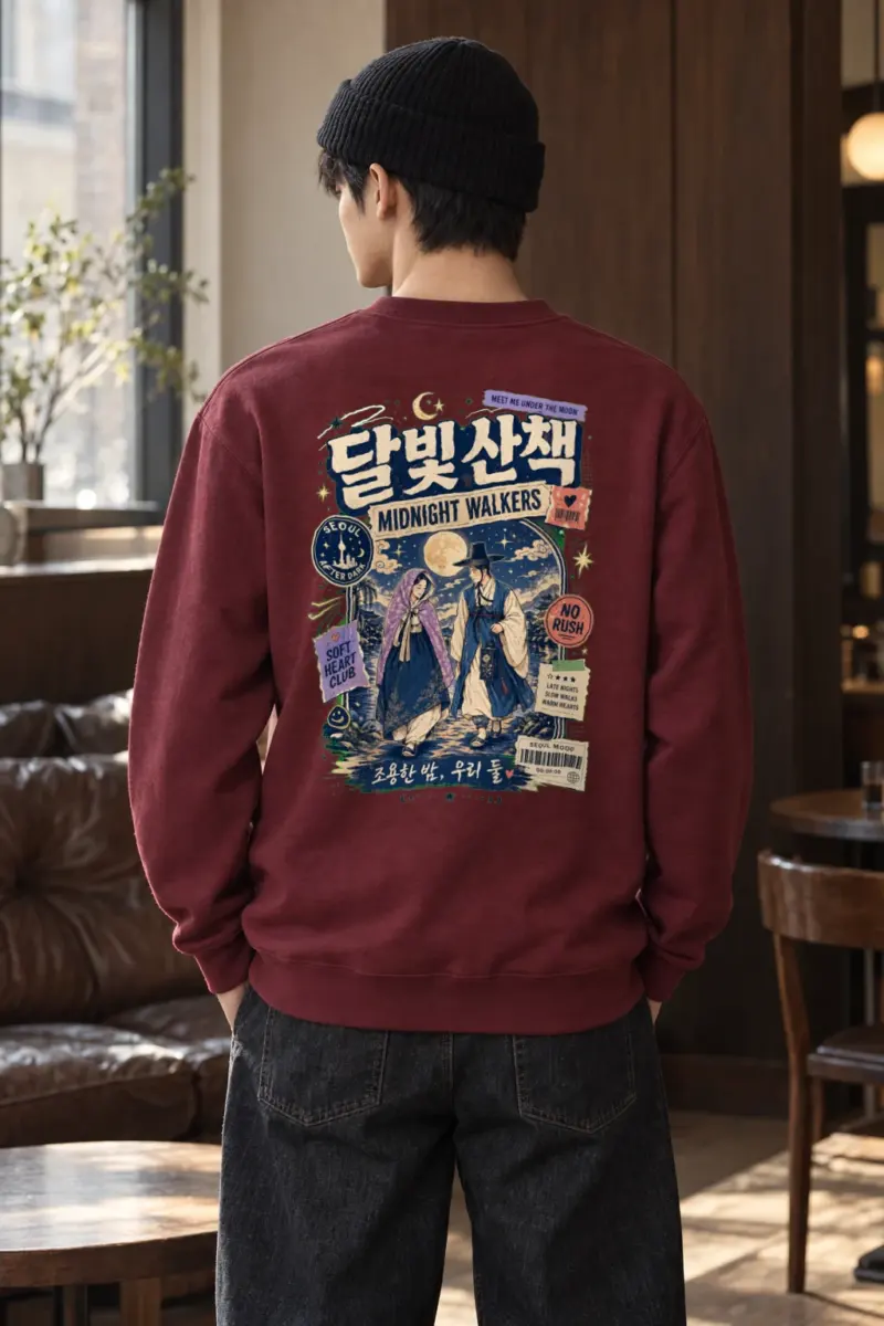"Midnight Walkers" Heavy Blend Unisex Crewneck Sweatshirt | Gildan 18000