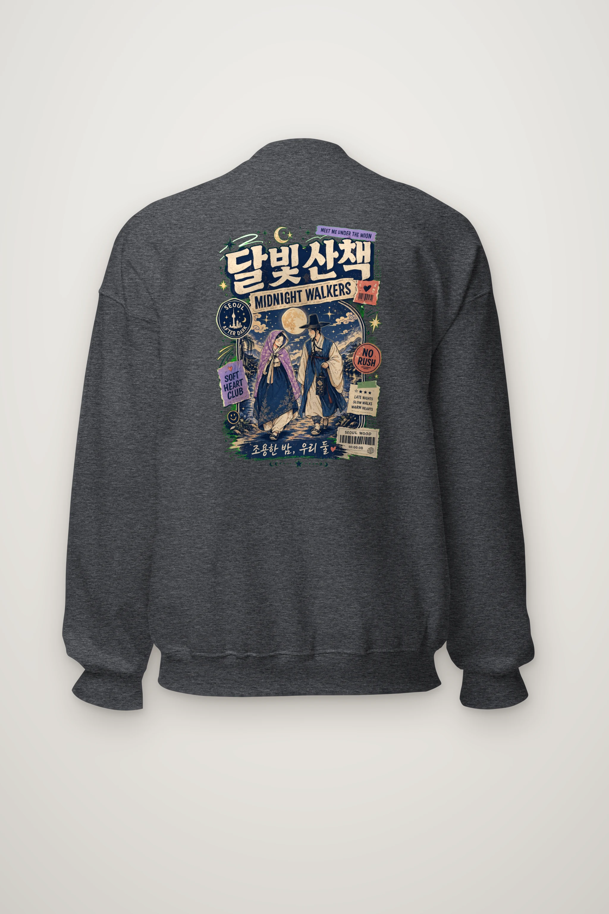 "Midnight Walkers" Heavy Blend Unisex Crewneck Sweatshirt