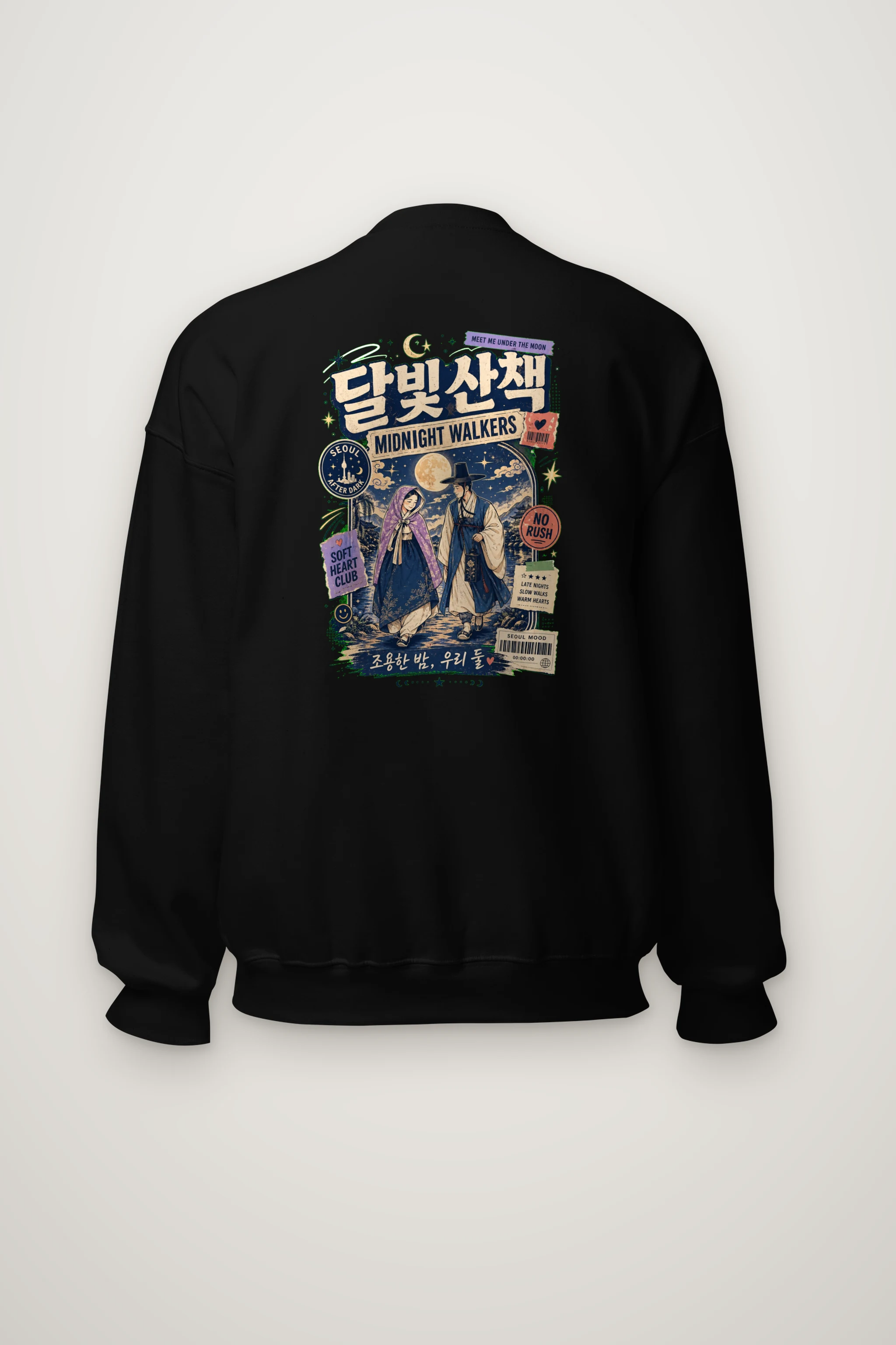 "Midnight Walkers" Heavy Blend Unisex Crewneck Sweatshirt