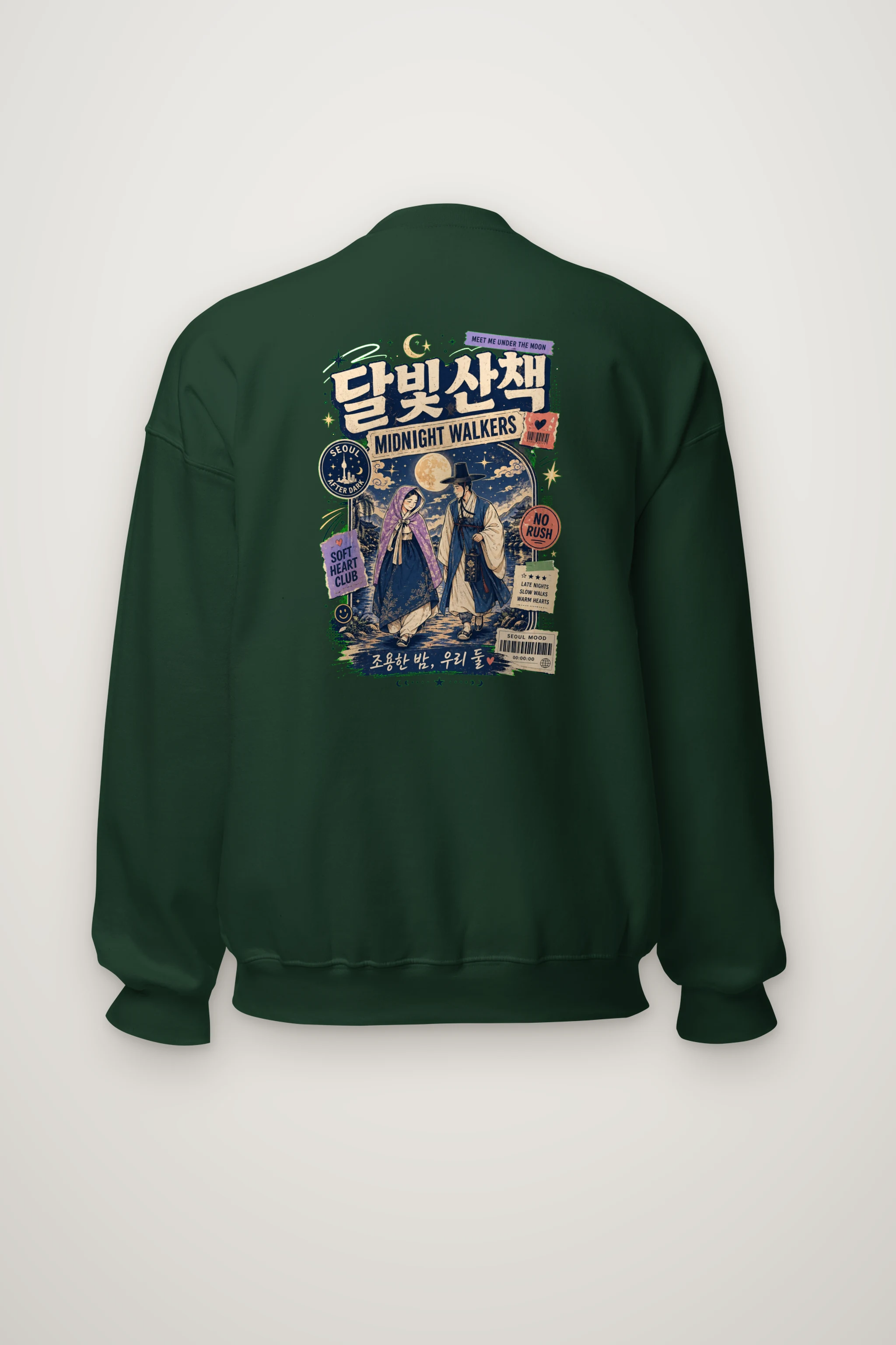 "Midnight Walkers" Heavy Blend Unisex Crewneck Sweatshirt