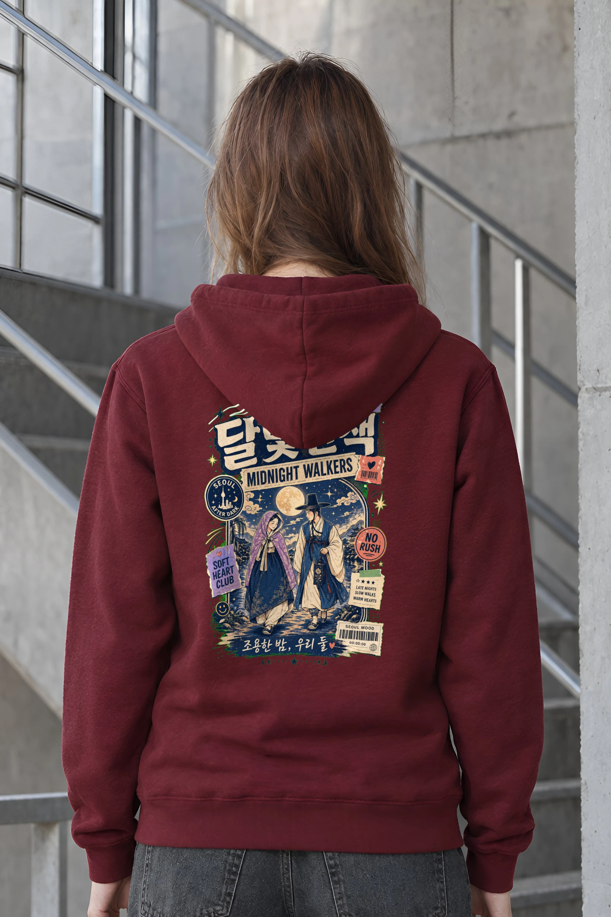 "Midnight Walkers" Heavy Blend Unisex Pullover Hoodie