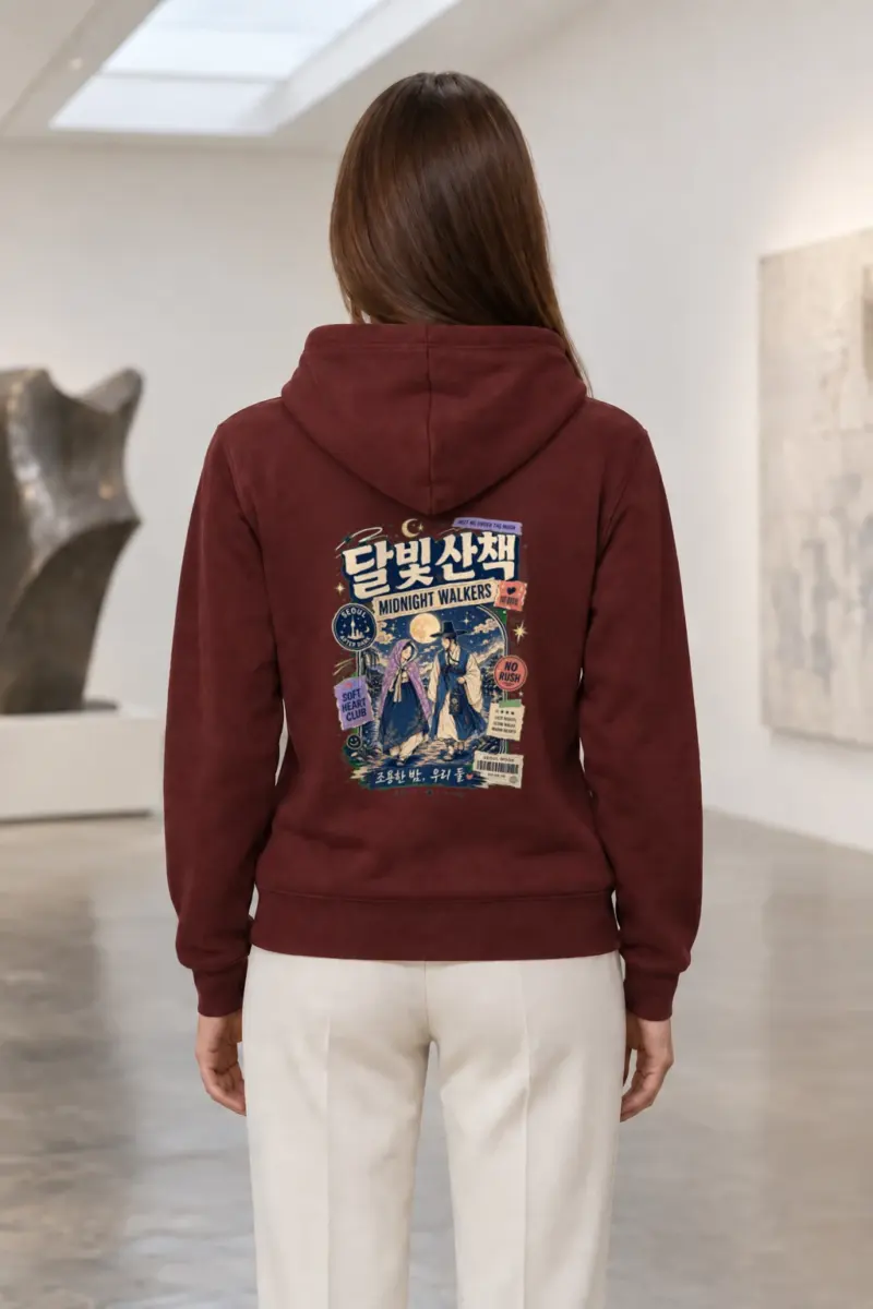 "Midnight Walkers" Heavy Blend Unisex Pullover Hoodie | Gildan 18500