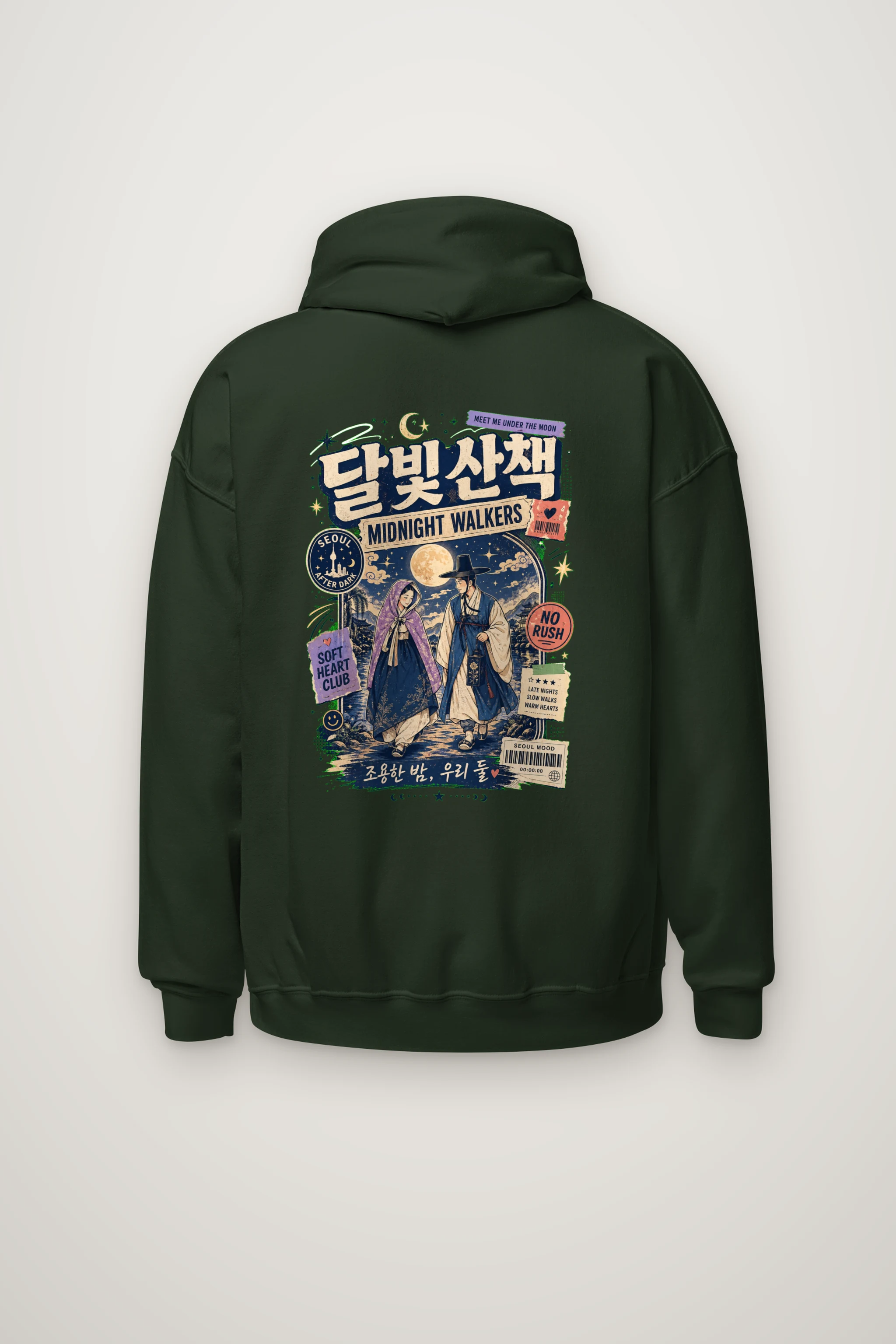 "Midnight Walkers" Heavy Blend Unisex Pullover Hoodie