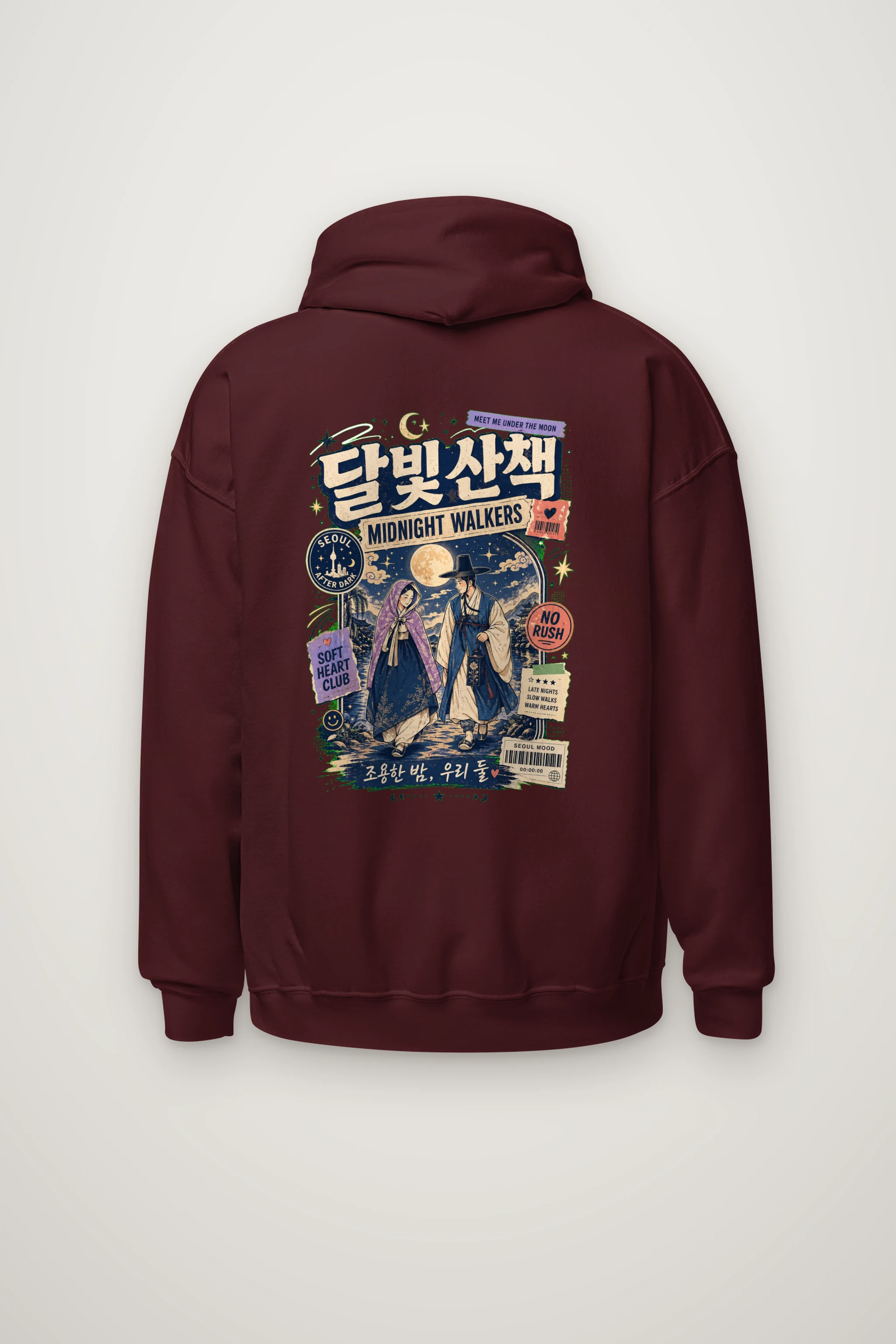 "Midnight Walkers" Heavy Blend Unisex Pullover Hoodie