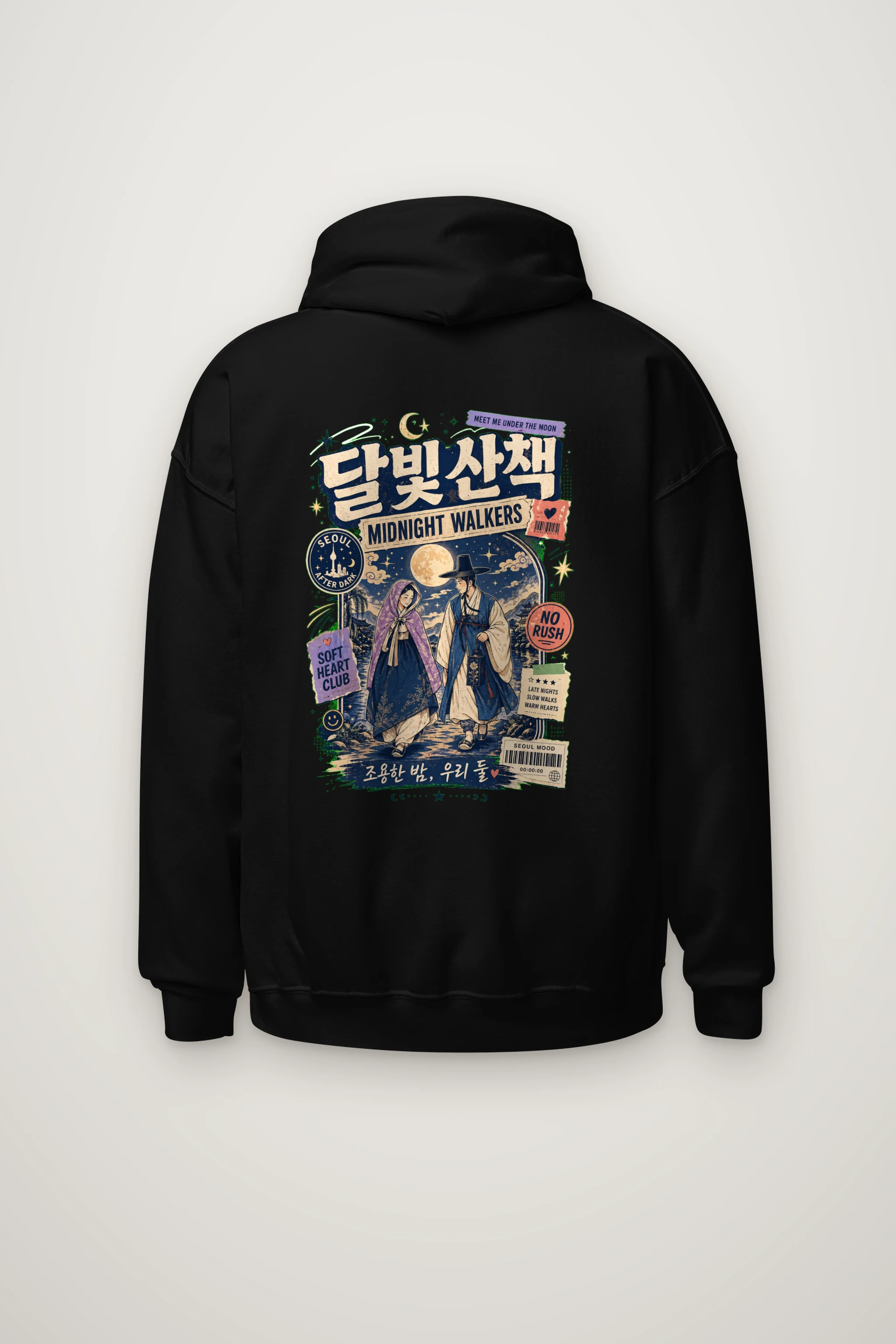 "Midnight Walkers" Heavy Blend Unisex Pullover Hoodie