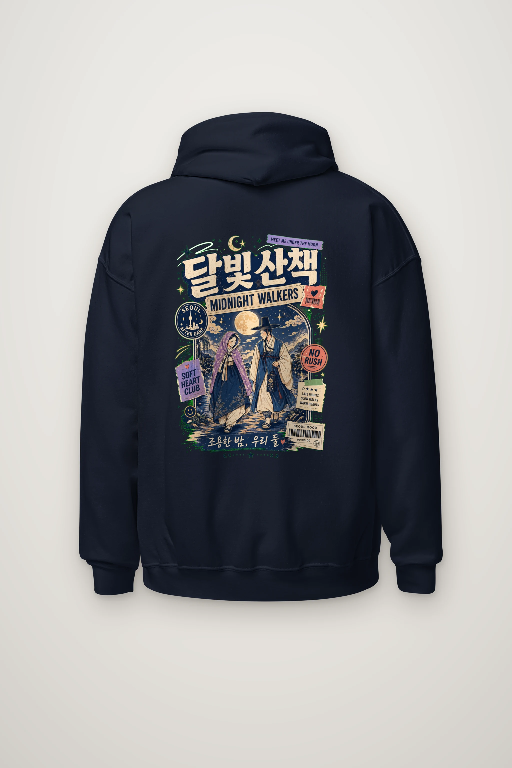 "Midnight Walkers" Heavy Blend Unisex Pullover Hoodie